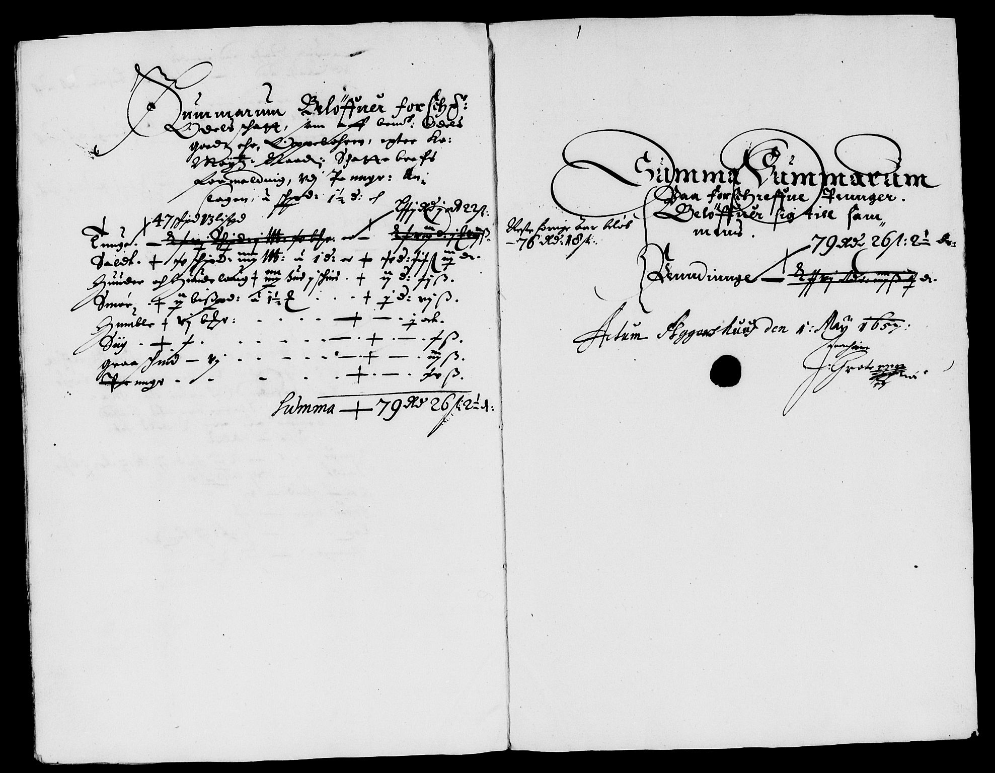 Rentekammeret inntil 1814, Reviderte regnskaper, Lensregnskaper, RA/EA-5023/R/Rb/Rbm/L0009: Eiker len, 1652-1661