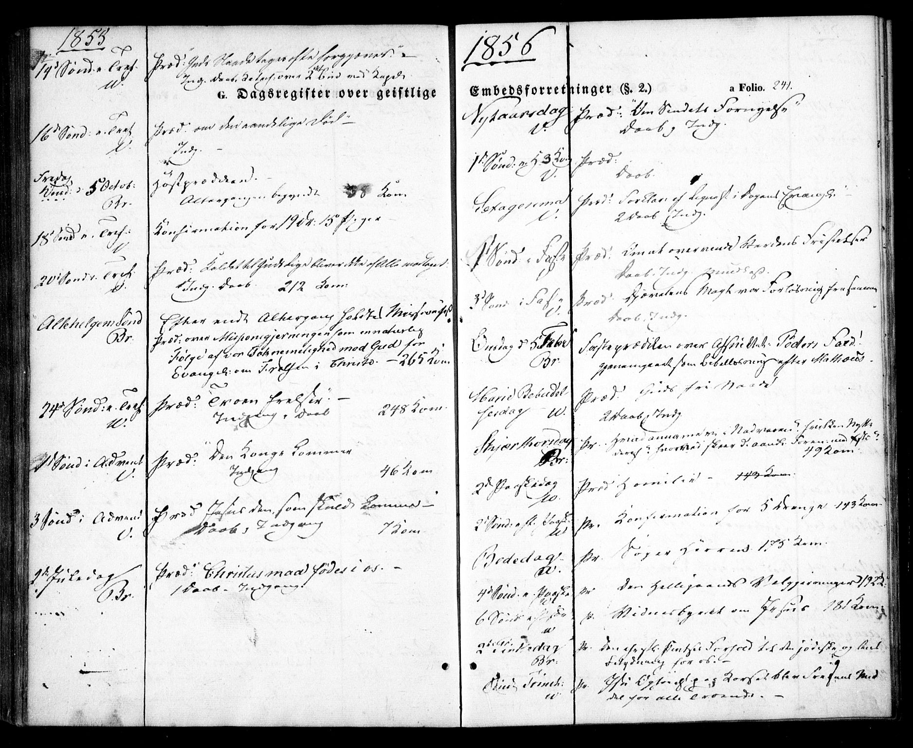 Birkenes sokneprestkontor, AV/SAK-1111-0004/F/Fa/L0003: Parish register (official) no. A 3, 1850-1866, p. 241