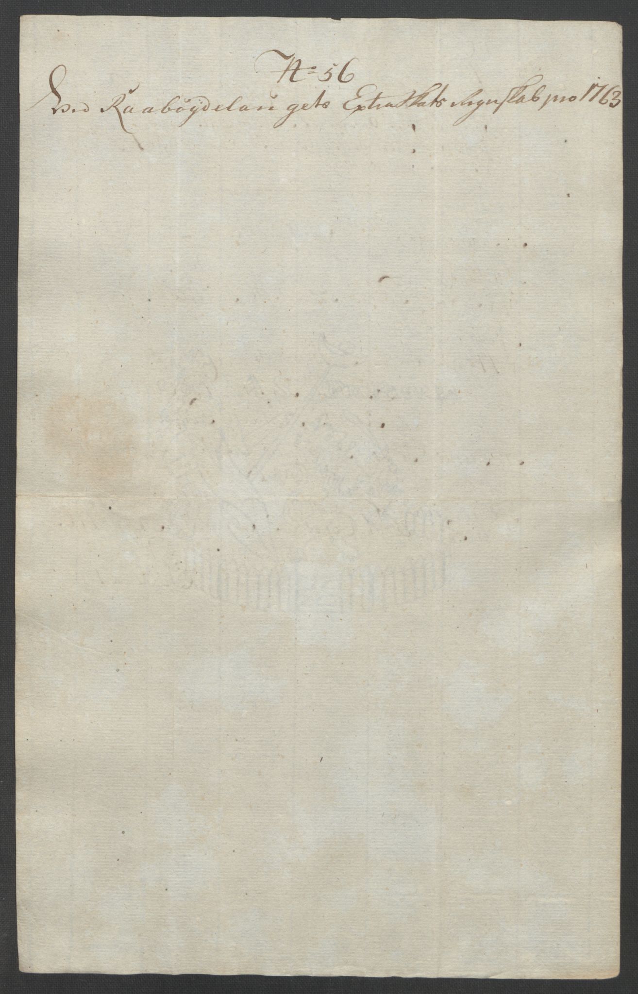 Rentekammeret inntil 1814, Reviderte regnskaper, Fogderegnskap, AV/RA-EA-4092/R40/L2517: Ekstraskatten Råbyggelag, 1762-1763, p. 412