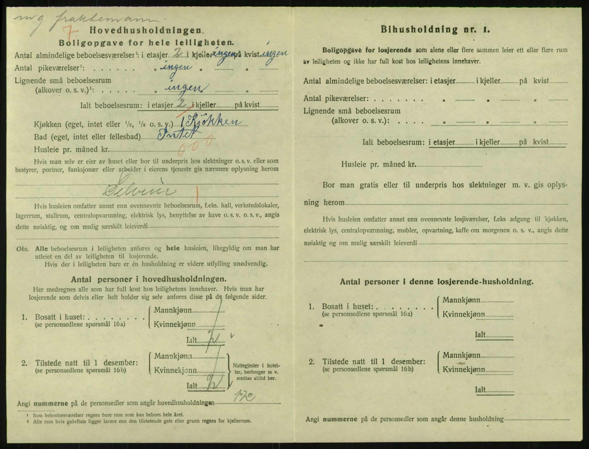 SAKO, 1920 census for Svelvik, 1920, p. 1010