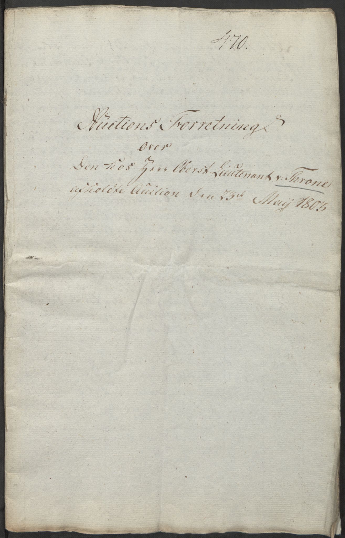 Forsvaret, Generalauditøren, RA/RAFA-1772/F/Fj/Fja/L0036: --, 1731-1822, p. 216