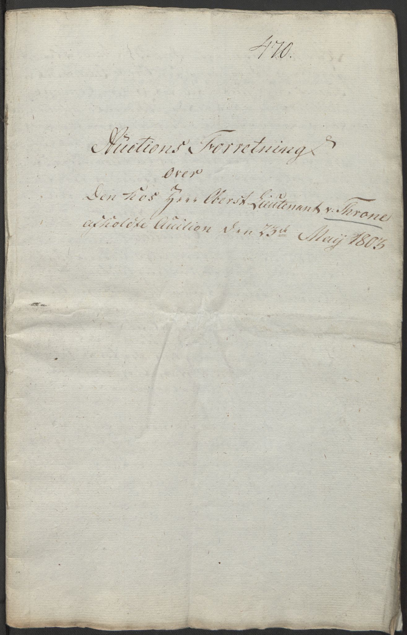 Forsvaret, Generalauditøren, AV/RA-RAFA-1772/F/Fj/Fja/L0036: --, 1731-1822, p. 216