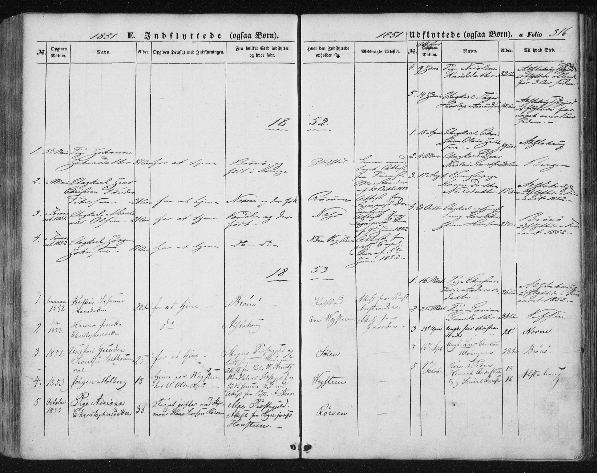 Ministerialprotokoller, klokkerbøker og fødselsregistre - Nordland, AV/SAT-A-1459/816/L0240: Parish register (official) no. 816A06, 1846-1870, p. 316