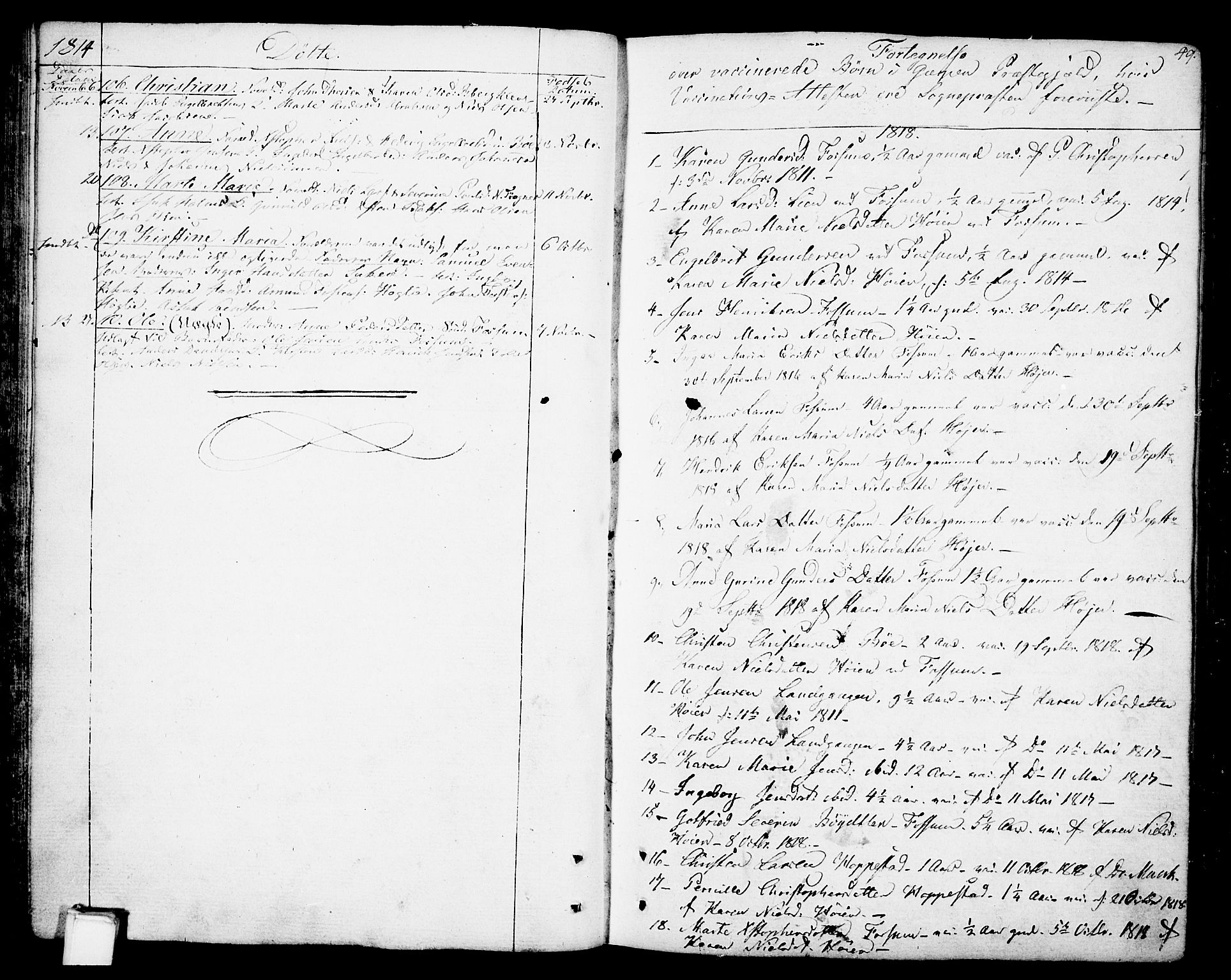 Gjerpen kirkebøker, SAKO/A-265/F/Fa/L0003: Parish register (official) no. I 3, 1796-1814, p. 49