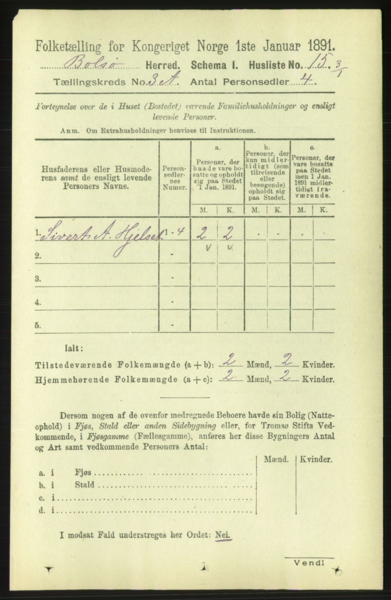 RA, 1891 census for 1544 Bolsøy, 1891, p. 1750