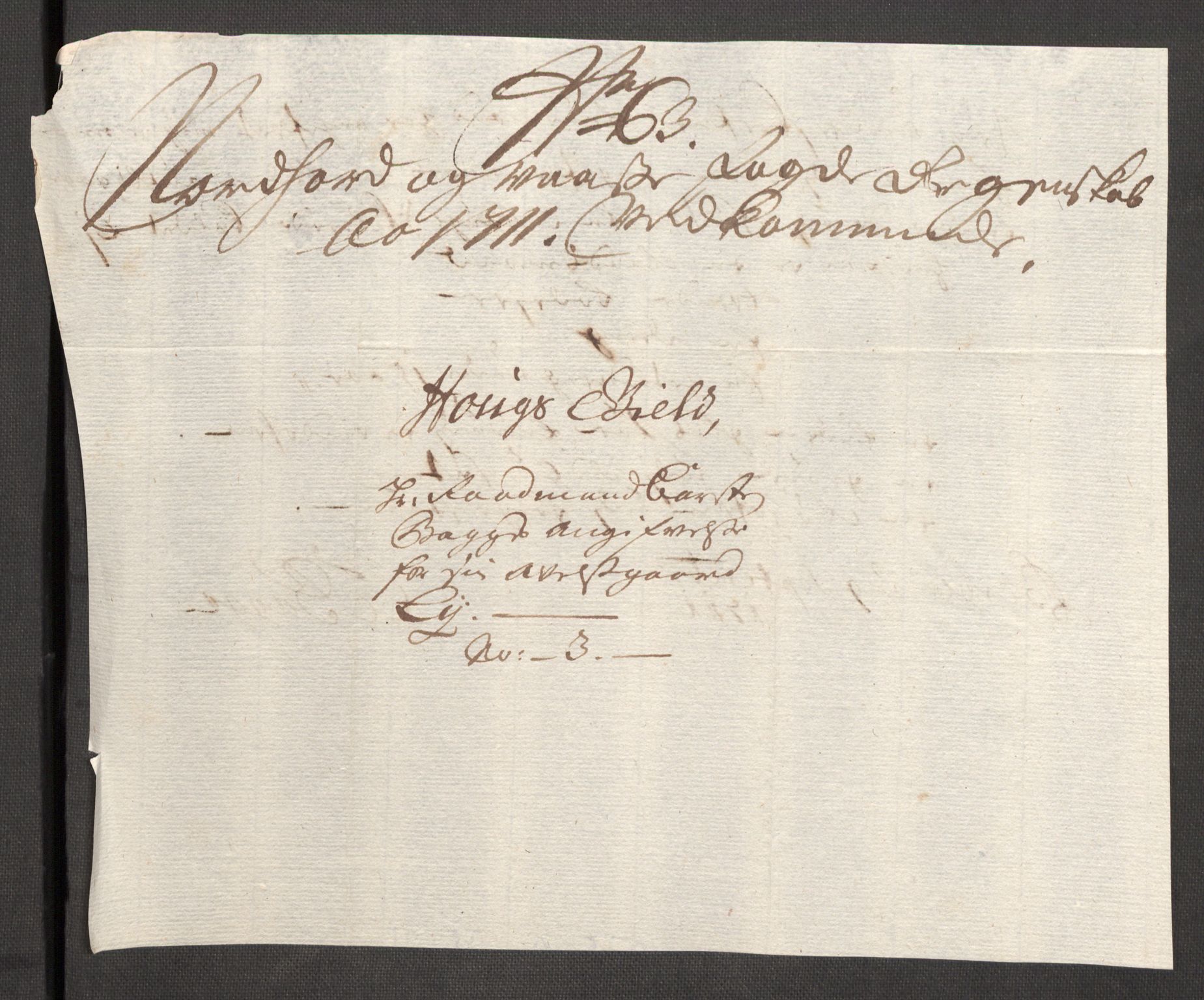 Rentekammeret inntil 1814, Reviderte regnskaper, Fogderegnskap, AV/RA-EA-4092/R51/L3192: Fogderegnskap Nordhordland og Voss, 1711, p. 328