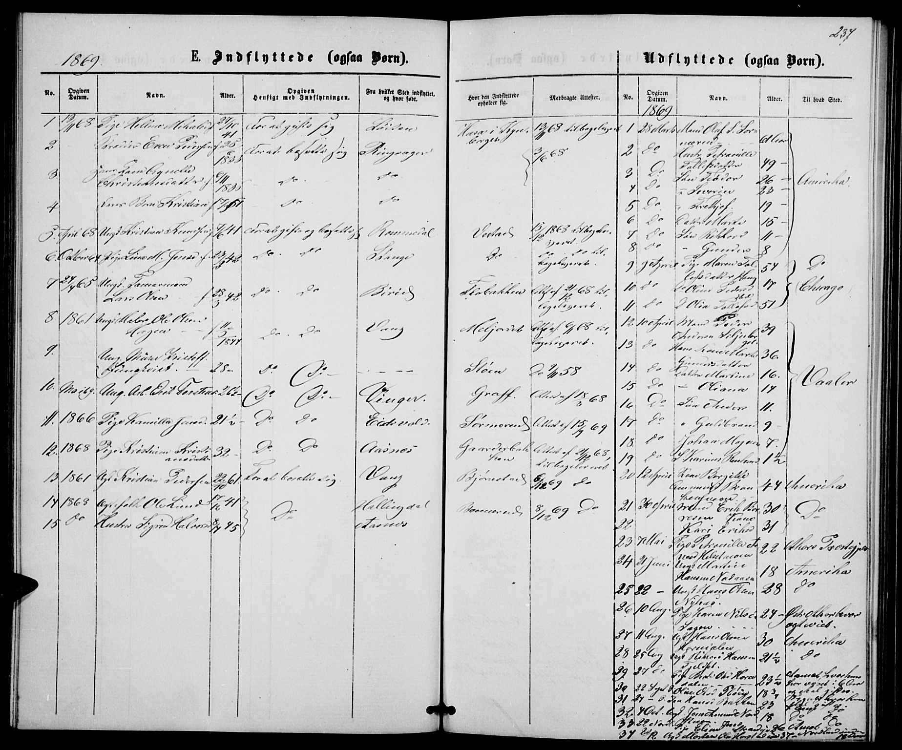 Elverum prestekontor, SAH/PREST-044/H/Ha/Hab/L0004: Parish register (copy) no. 4, 1866-1874, p. 237
