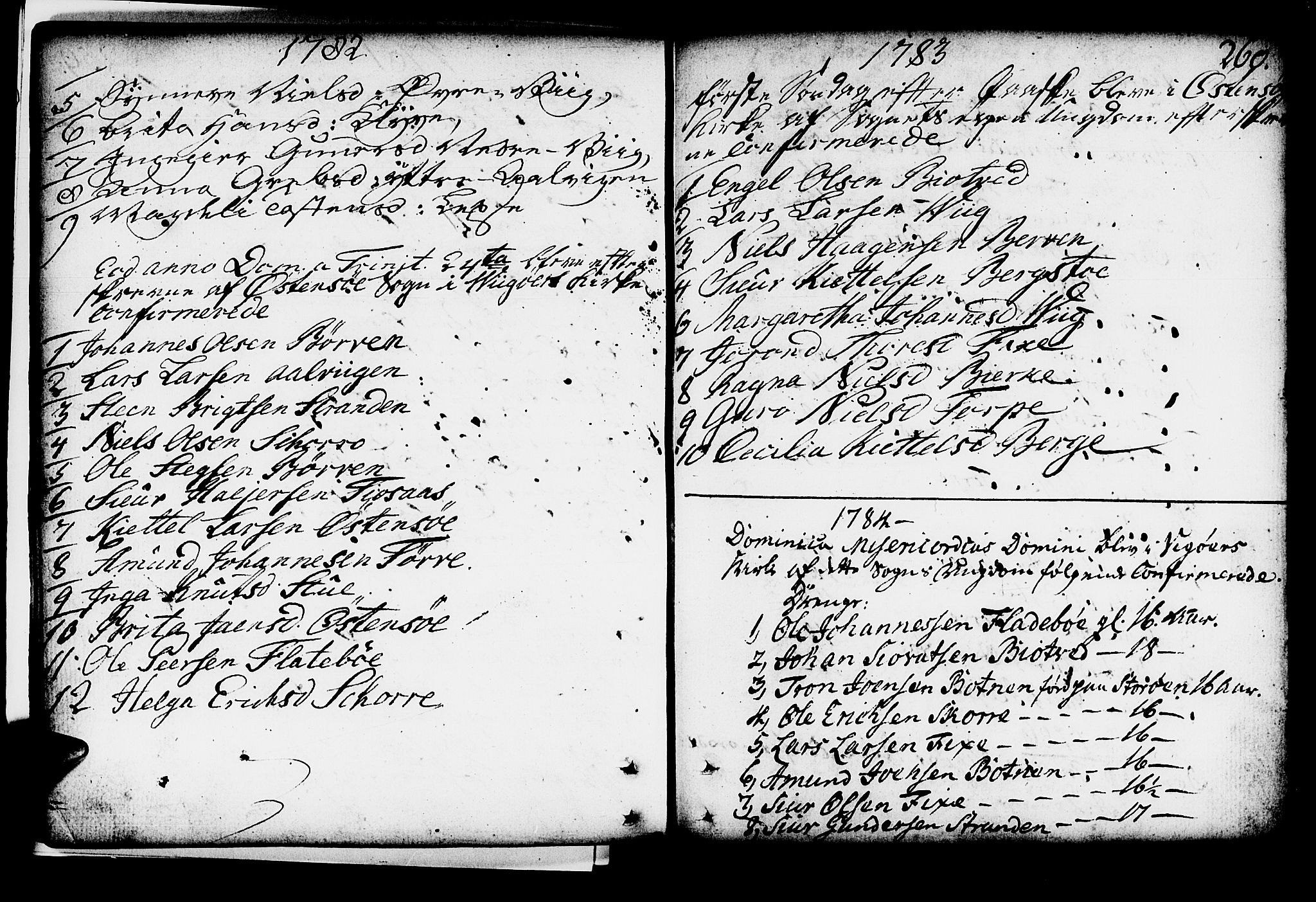 Kvam sokneprestembete, AV/SAB-A-76201/H/Haa: Parish register (official) no. A 4, 1743-1795, p. 260