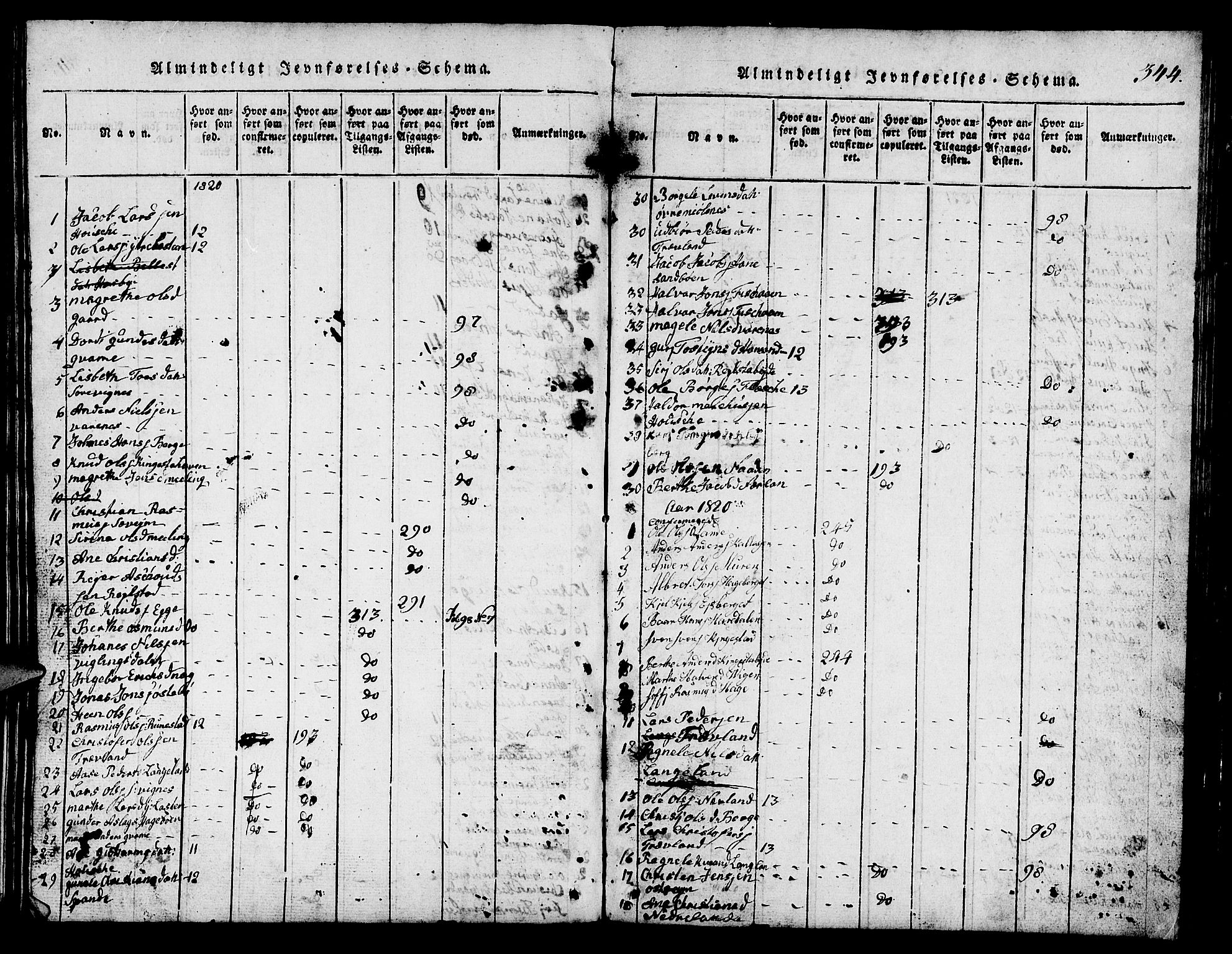 Finnøy sokneprestkontor, AV/SAST-A-101825/H/Ha/Hab/L0001: Parish register (copy) no. B 1, 1816-1856, p. 344