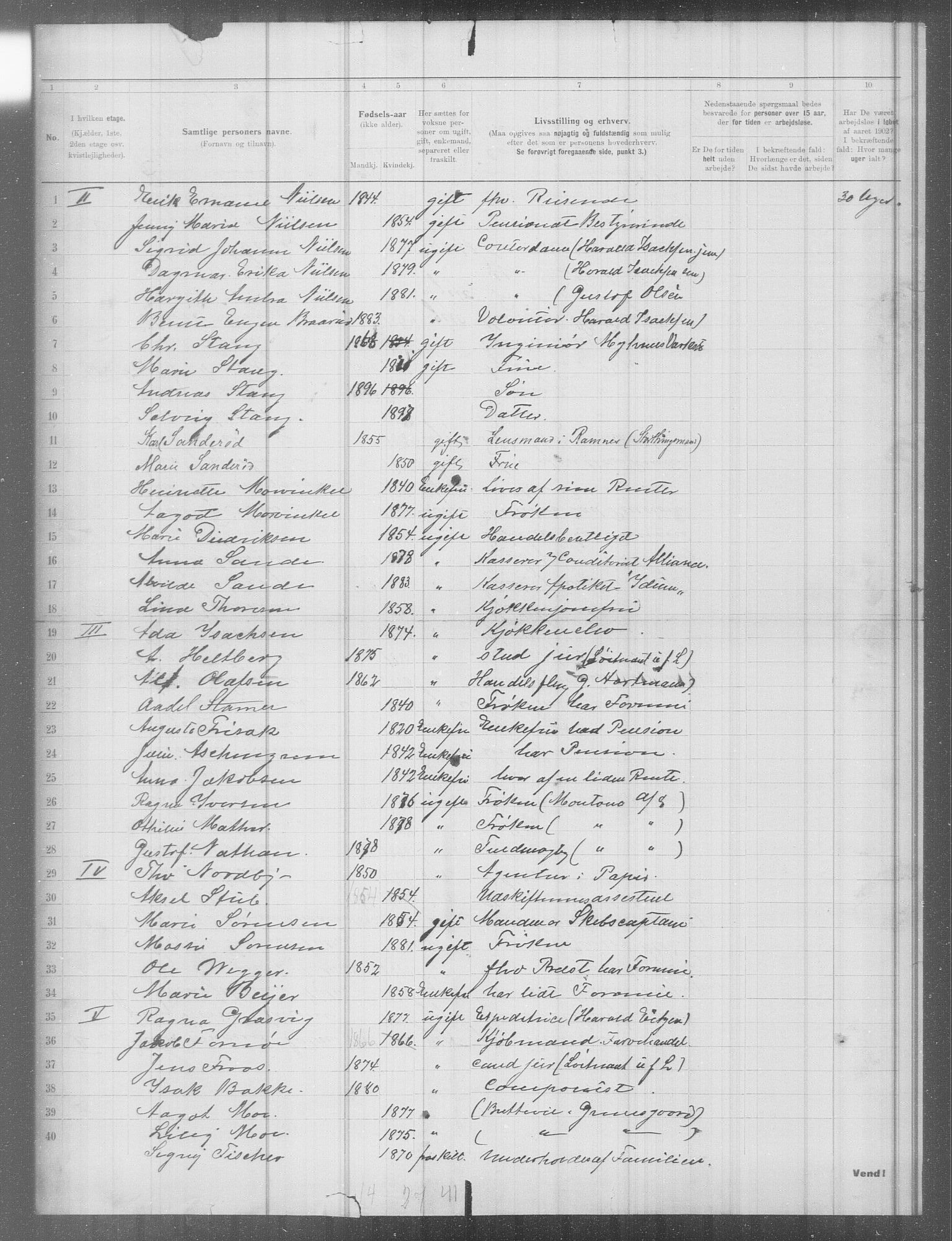 OBA, Municipal Census 1902 for Kristiania, 1902, p. 7690