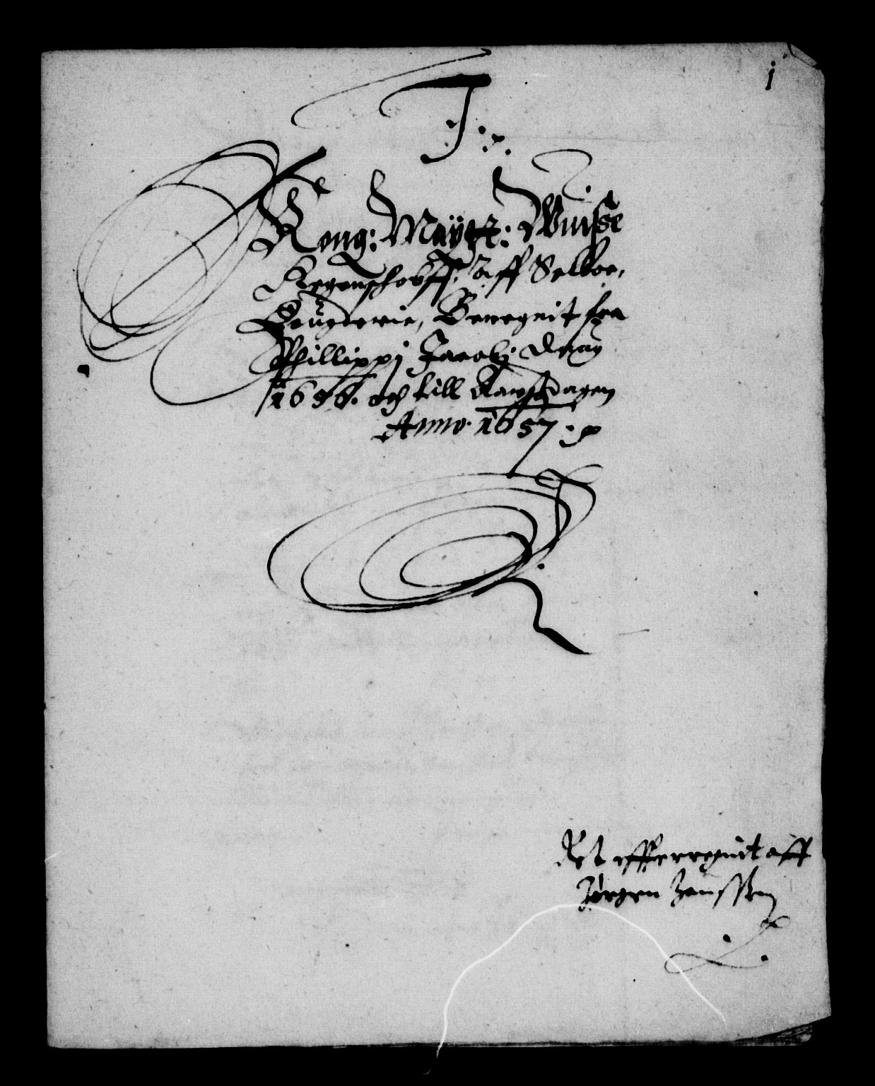 Rentekammeret inntil 1814, Reviderte regnskaper, Lensregnskaper, AV/RA-EA-5023/R/Rb/Rbw/L0125: Trondheim len, 1642-1657