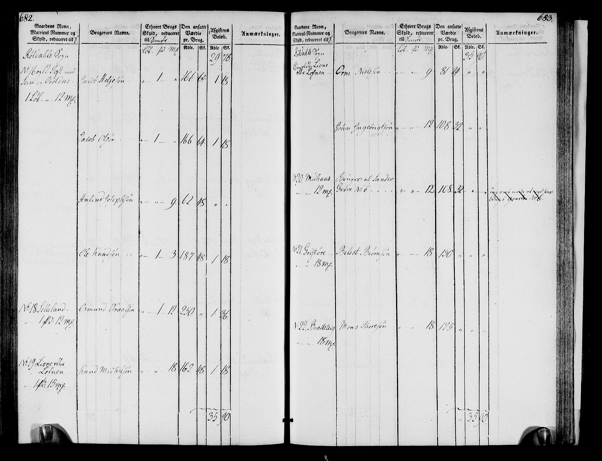 Rentekammeret inntil 1814, Realistisk ordnet avdeling, AV/RA-EA-4070/N/Ne/Nea/L0109: Sunnhordland og Hardanger fogderi. Oppebørselsregister, 1803-1804, p. 345