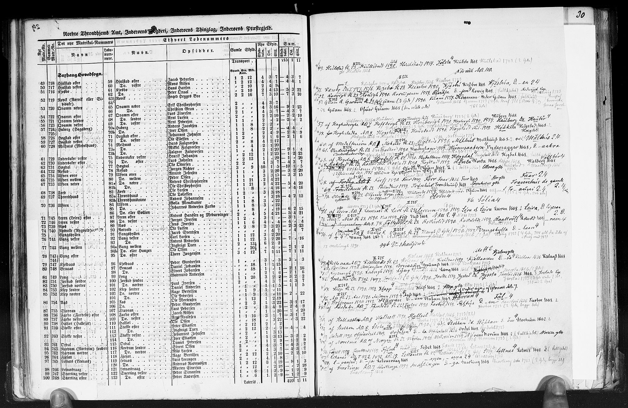 Rygh, AV/RA-PA-0034/F/Fb/L0015/0001: Matrikkelen for 1838 / Matrikkelen for 1838 - Nordre Trondhjems amt (Nord-Trøndelag fylke), 1838, p. 29b