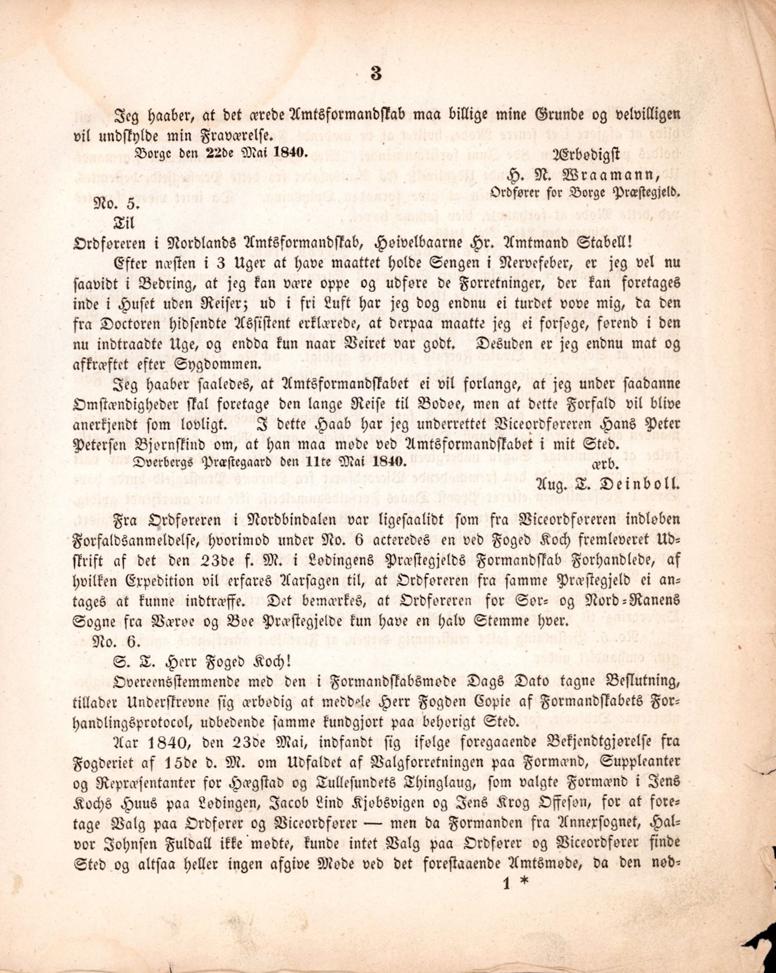 Nordland Fylkeskommune. Fylkestinget, AIN/NFK-17/176/A/Ac/L0002: Fylkestingsforhandlinger 1839-1848, 1839-1848