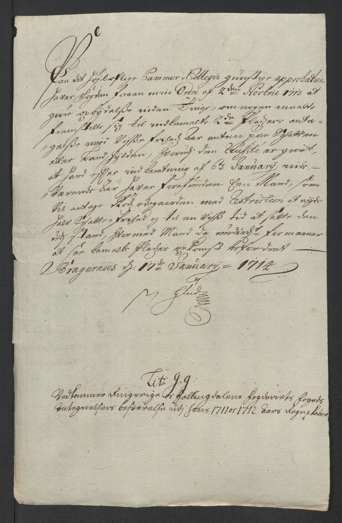 Rentekammeret inntil 1814, Reviderte regnskaper, Fogderegnskap, AV/RA-EA-4092/R23/L1470: Fogderegnskap Ringerike og Hallingdal, 1712, p. 370