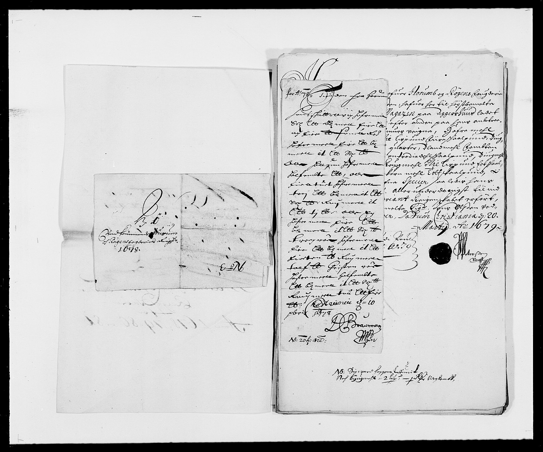 Rentekammeret inntil 1814, Reviderte regnskaper, Fogderegnskap, AV/RA-EA-4092/R29/L1691: Fogderegnskap Hurum og Røyken, 1678-1681, p. 418