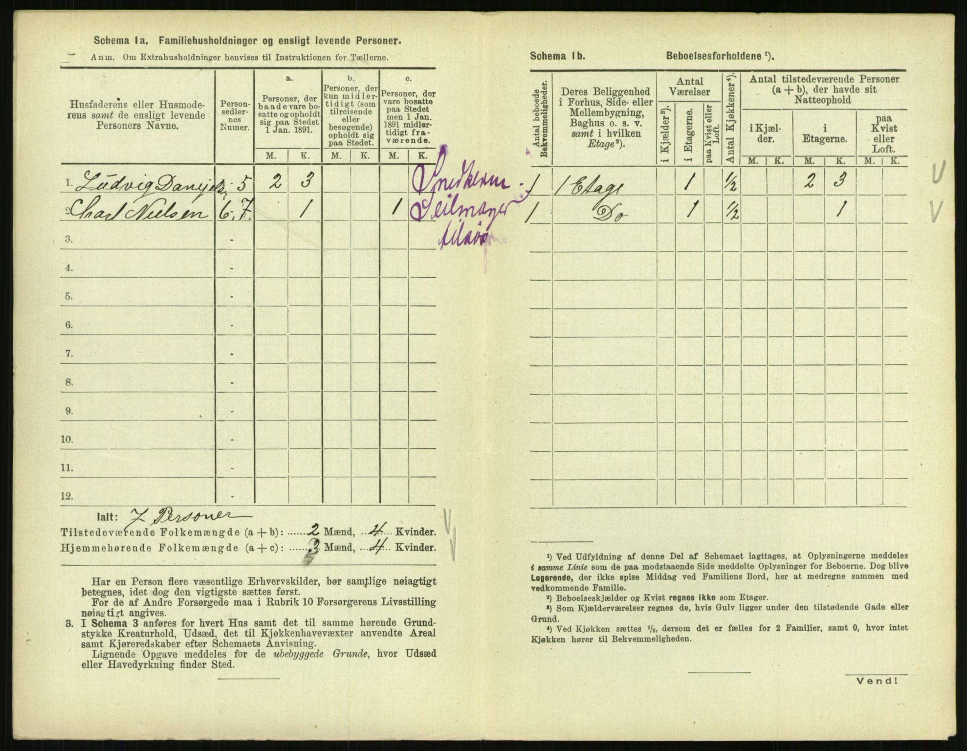 RA, 1891 census for 0801 Kragerø, 1891, p. 1631