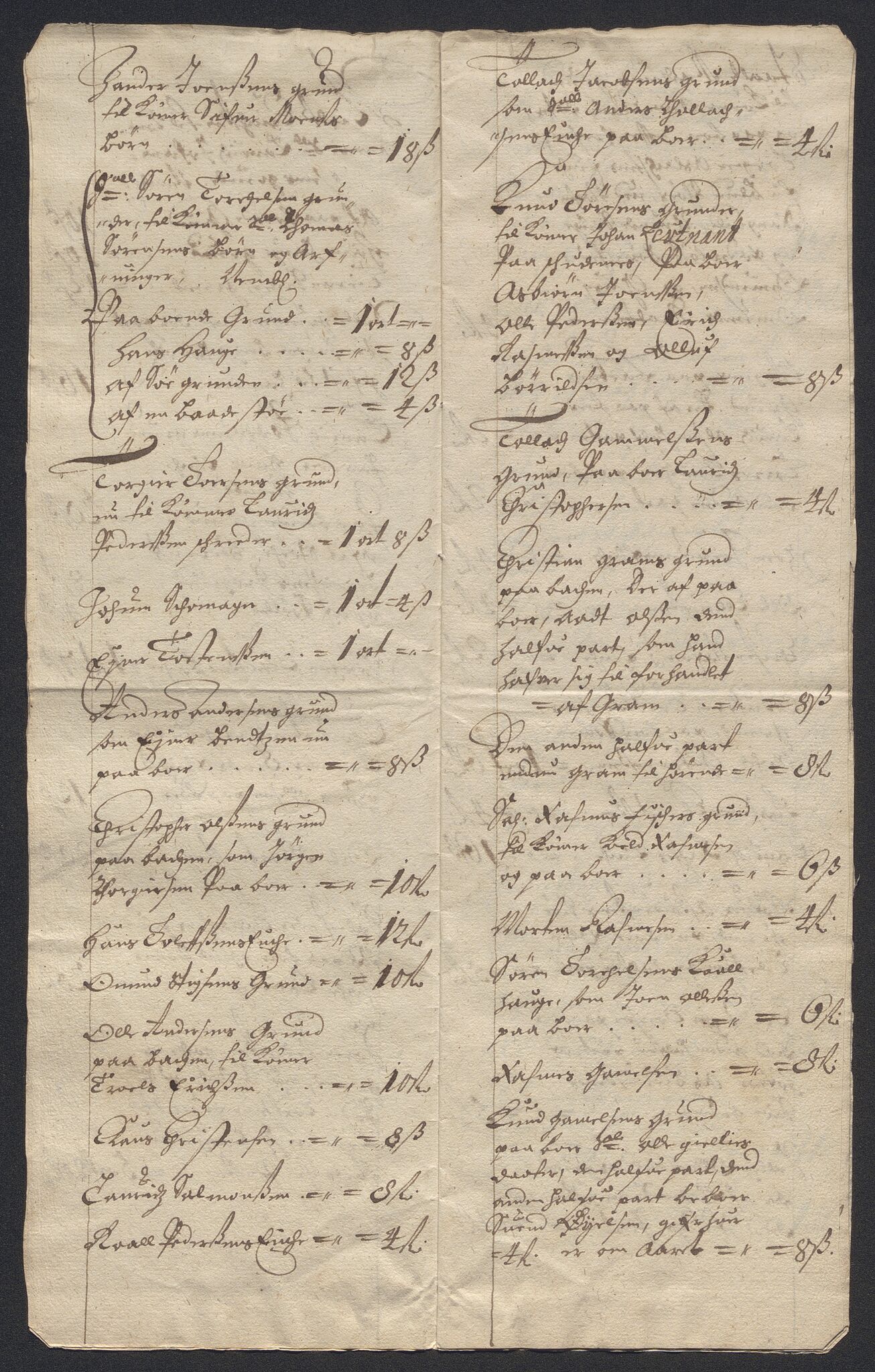 Rentekammeret inntil 1814, Reviderte regnskaper, Byregnskaper, AV/RA-EA-4066/R/Ro/L0316: [O14] Sikt og sakefall, 1662-1693, p. 357