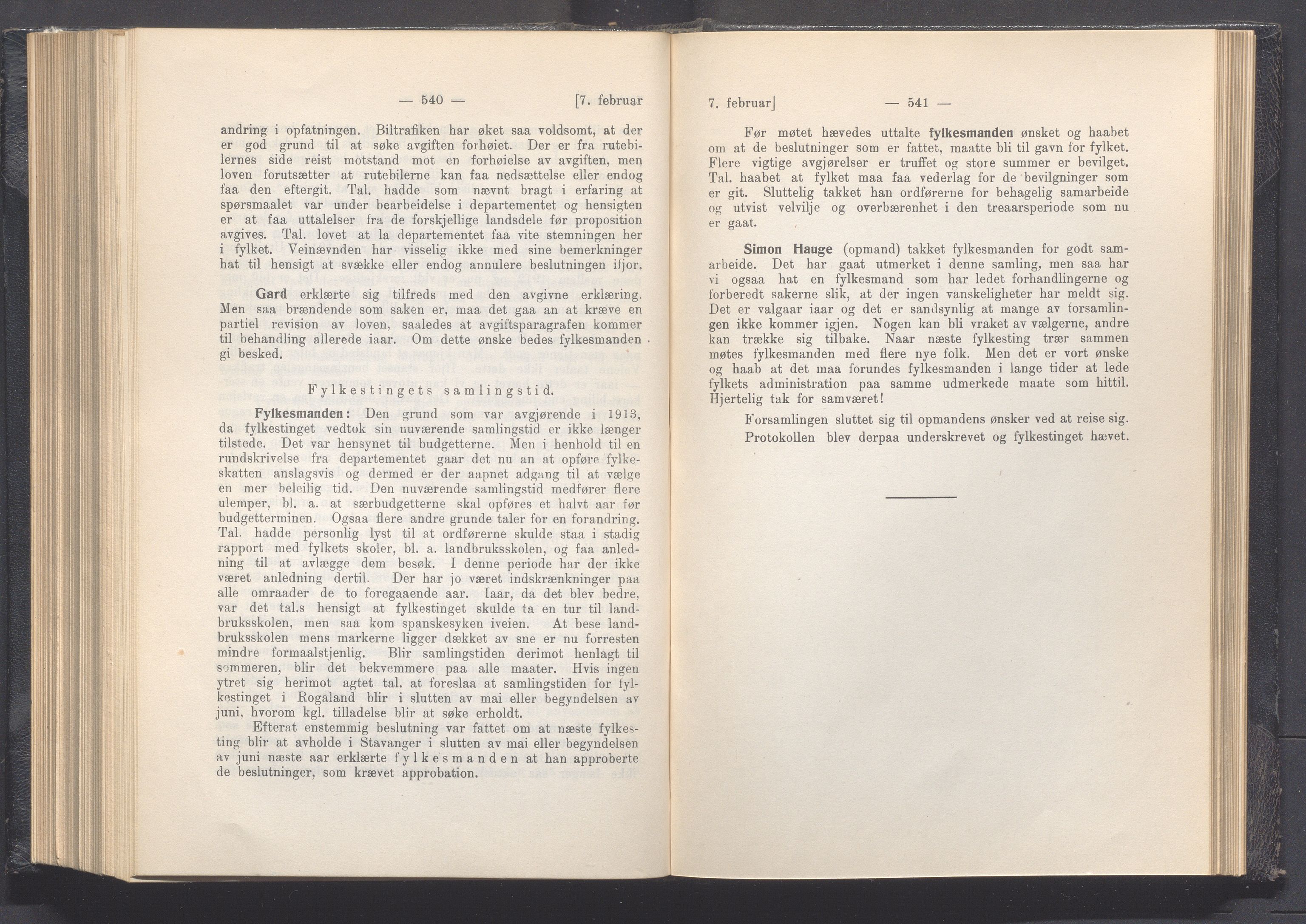 Rogaland fylkeskommune - Fylkesrådmannen , IKAR/A-900/A, 1919, p. 278