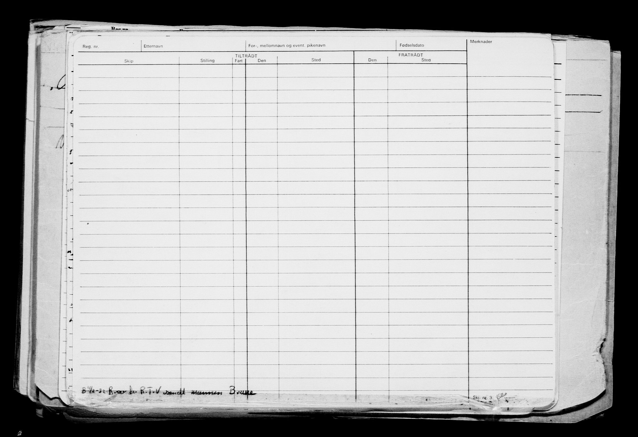 Direktoratet for sjømenn, AV/RA-S-3545/G/Gb/L0200: Hovedkort, 1921, p. 5