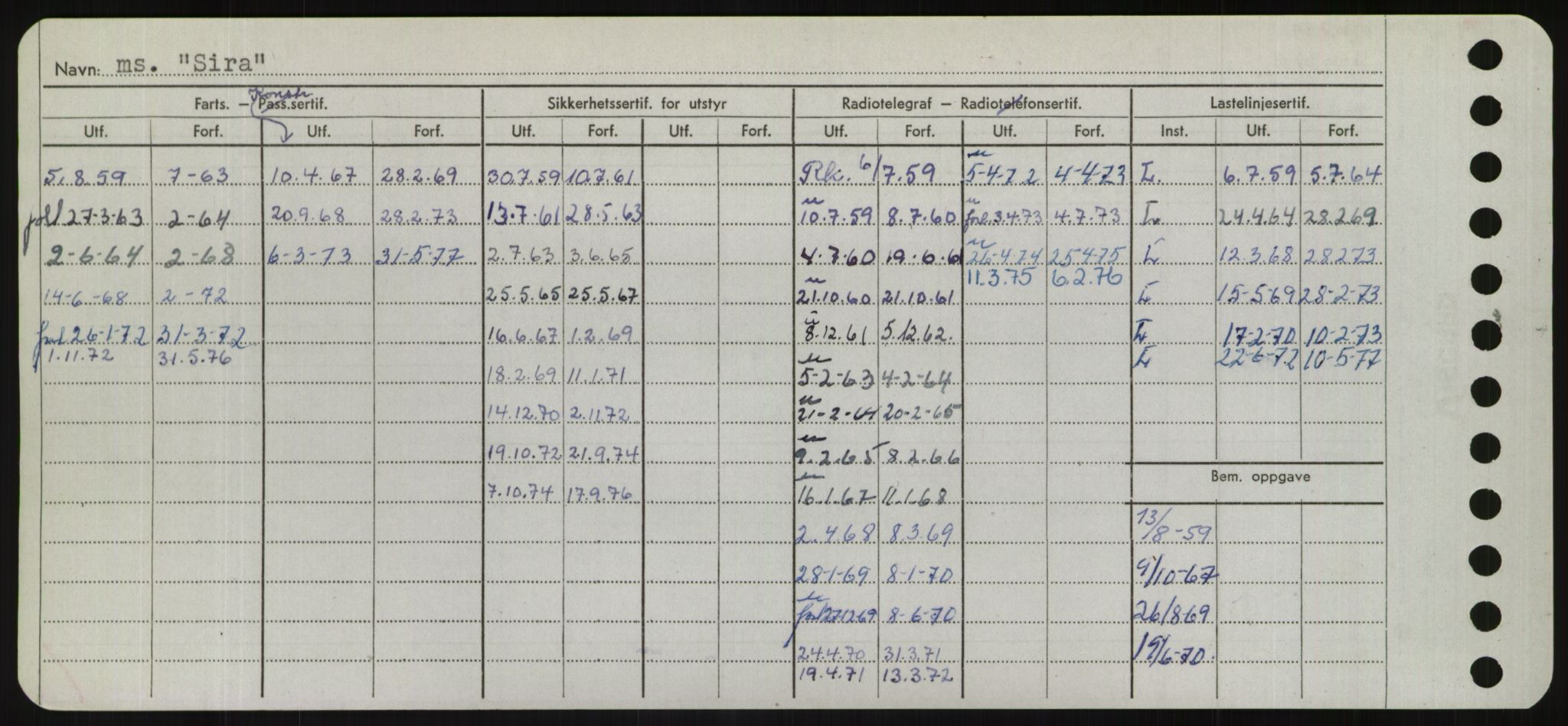 Sjøfartsdirektoratet med forløpere, Skipsmålingen, AV/RA-S-1627/H/Hd/L0033: Fartøy, Sevi-Sjø, p. 224