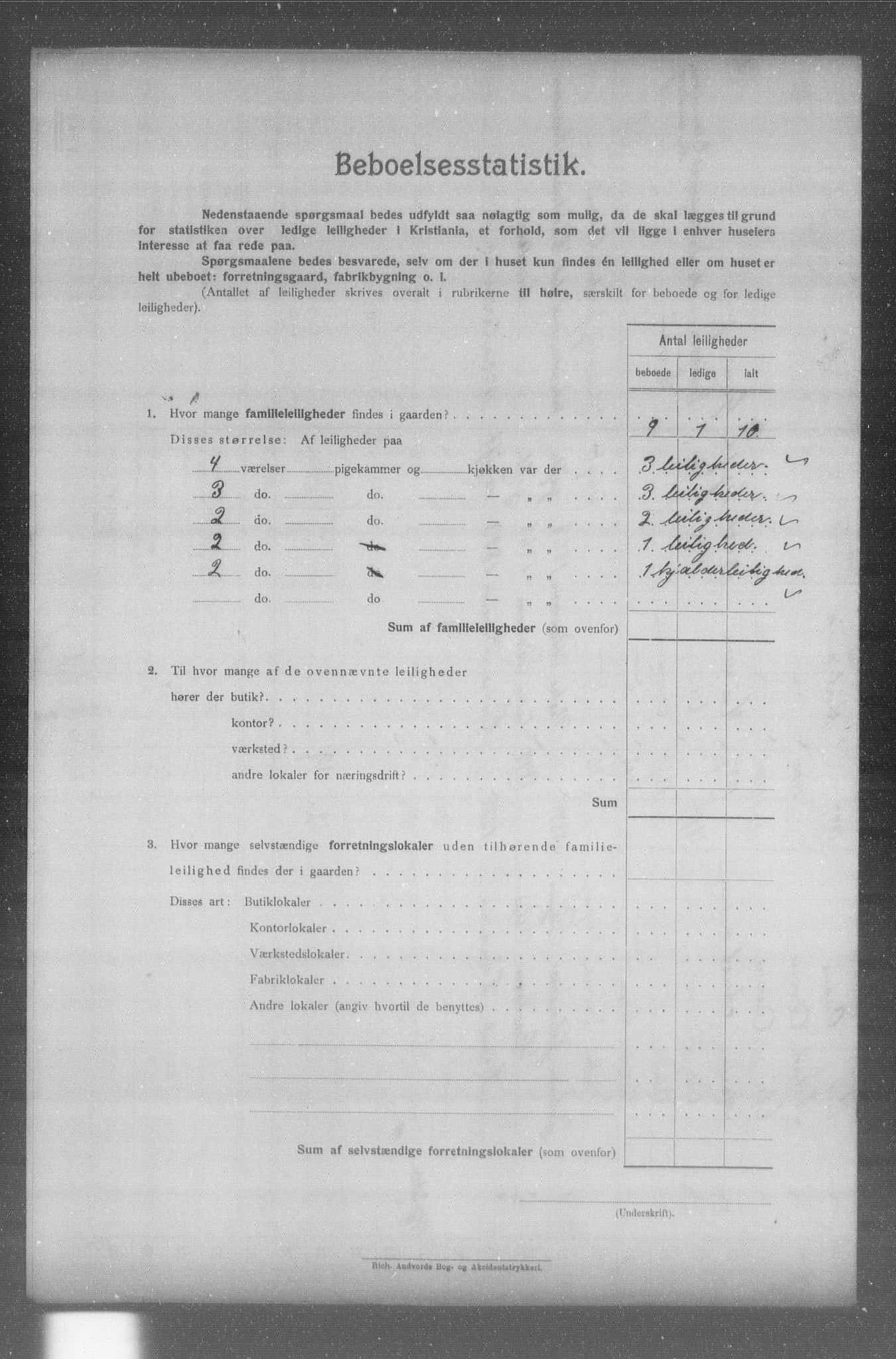 OBA, Municipal Census 1904 for Kristiania, 1904, p. 3587