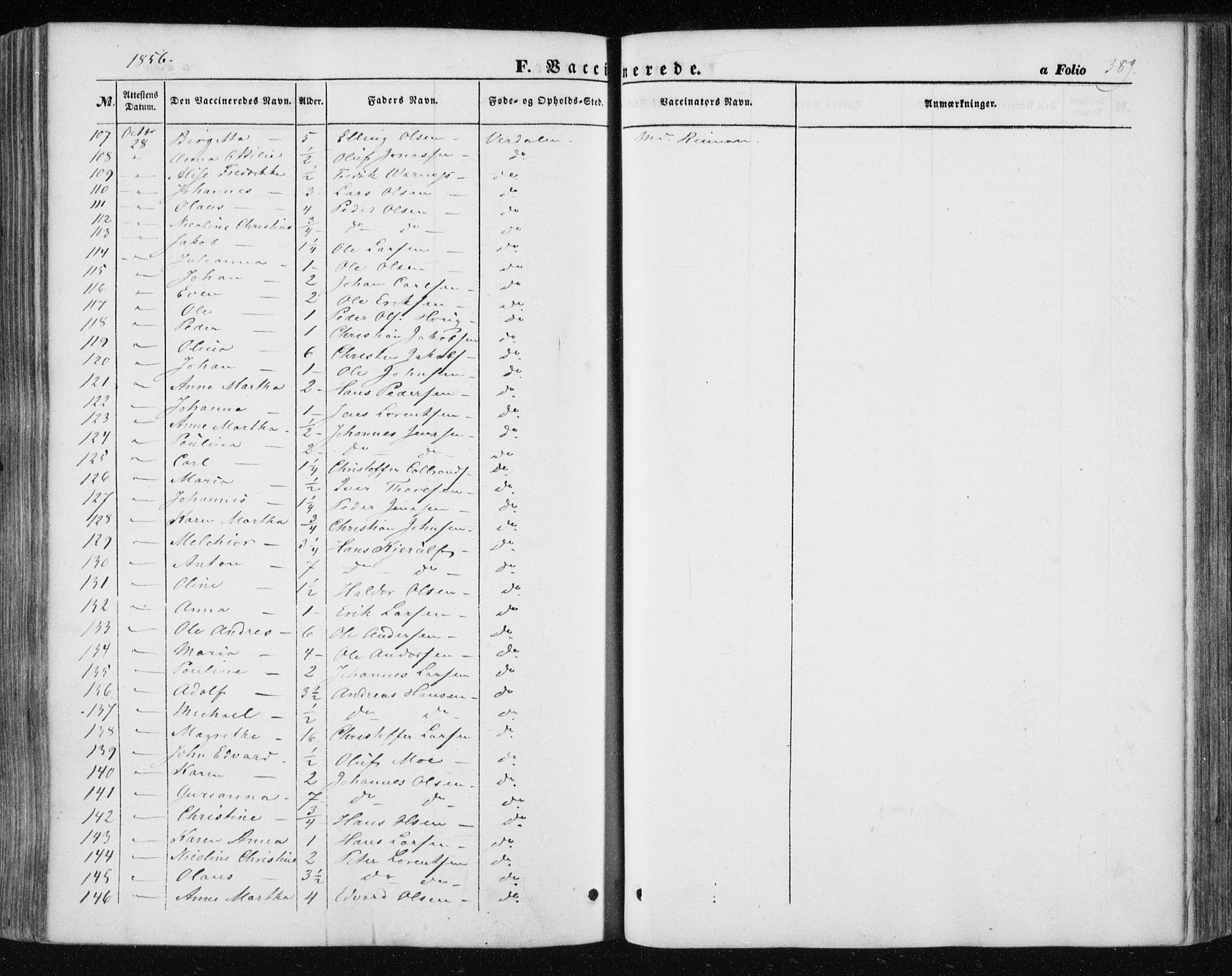 Ministerialprotokoller, klokkerbøker og fødselsregistre - Nord-Trøndelag, AV/SAT-A-1458/723/L0240: Parish register (official) no. 723A09, 1852-1860, p. 389