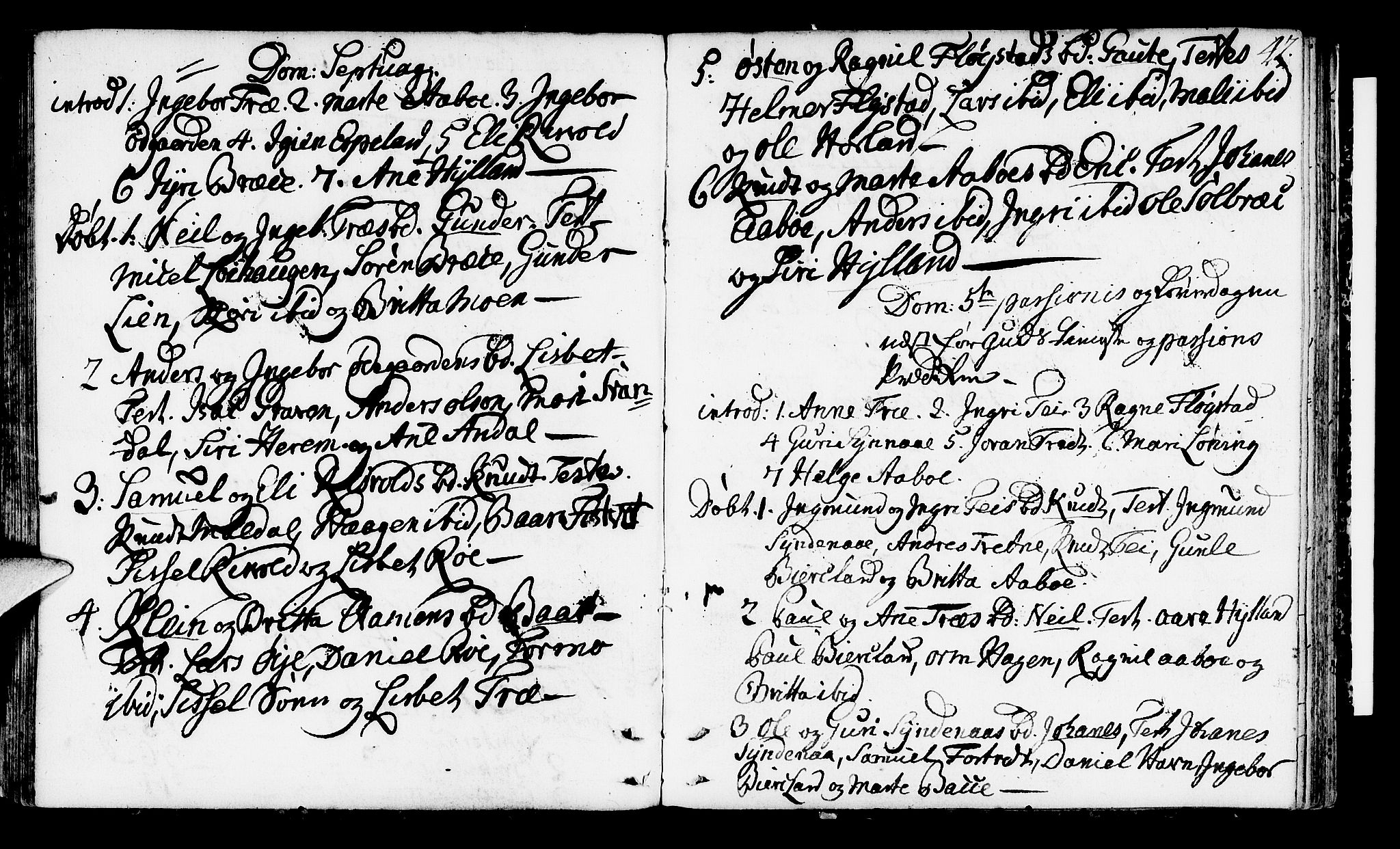 Suldal sokneprestkontor, AV/SAST-A-101845/01/IV/L0002: Parish register (official) no. A 2, 1780-1808, p. 42