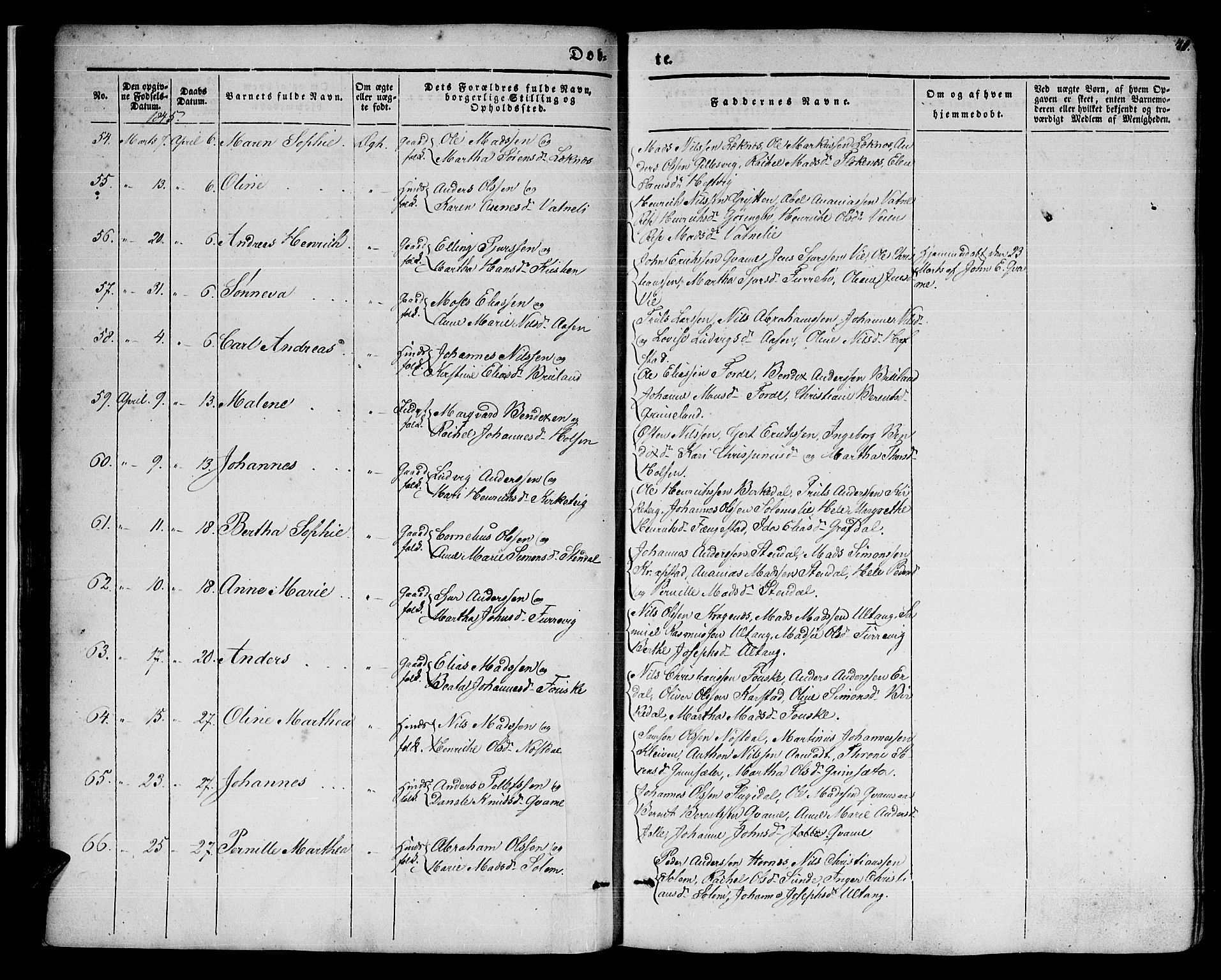Førde sokneprestembete, SAB/A-79901/H/Haa/Haaa/L0007: Parish register (official) no. A 7, 1843-1860, p. 41