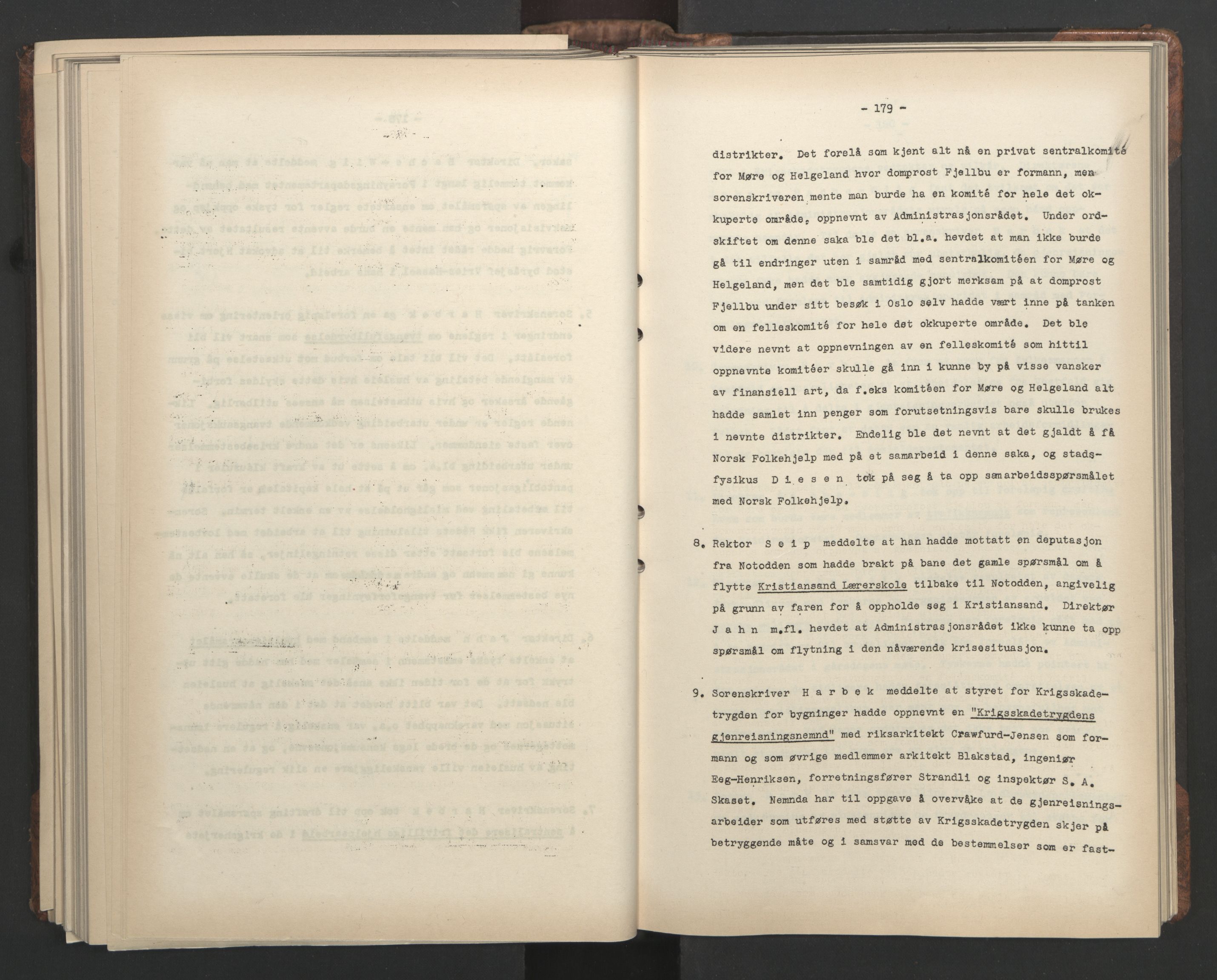 Administrasjonsrådet, AV/RA-S-1004/A/L0001: Møteprotokoll med tillegg 15/4-25/9, 1940, p. 179