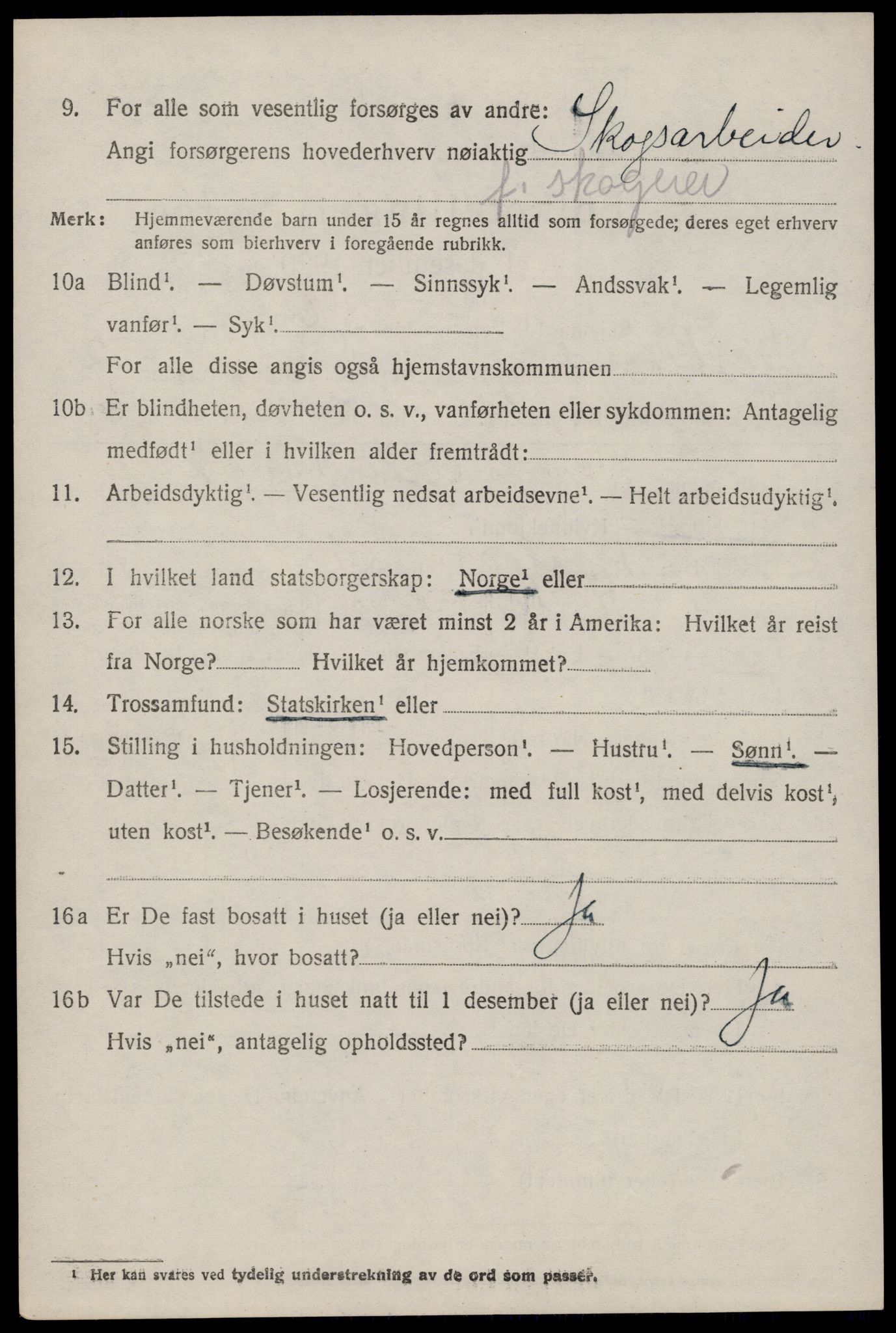 SAKO, 1920 census for Kviteseid, 1920, p. 2380