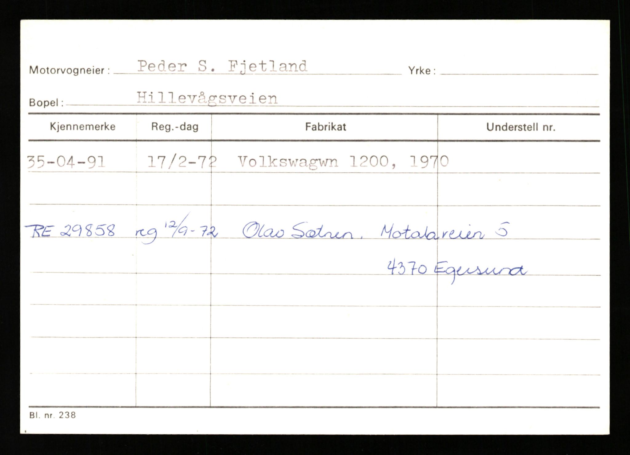 Stavanger trafikkstasjon, AV/SAST-A-101942/0/G/L0011: Registreringsnummer: 240000 - 363477, 1930-1971, p. 2985