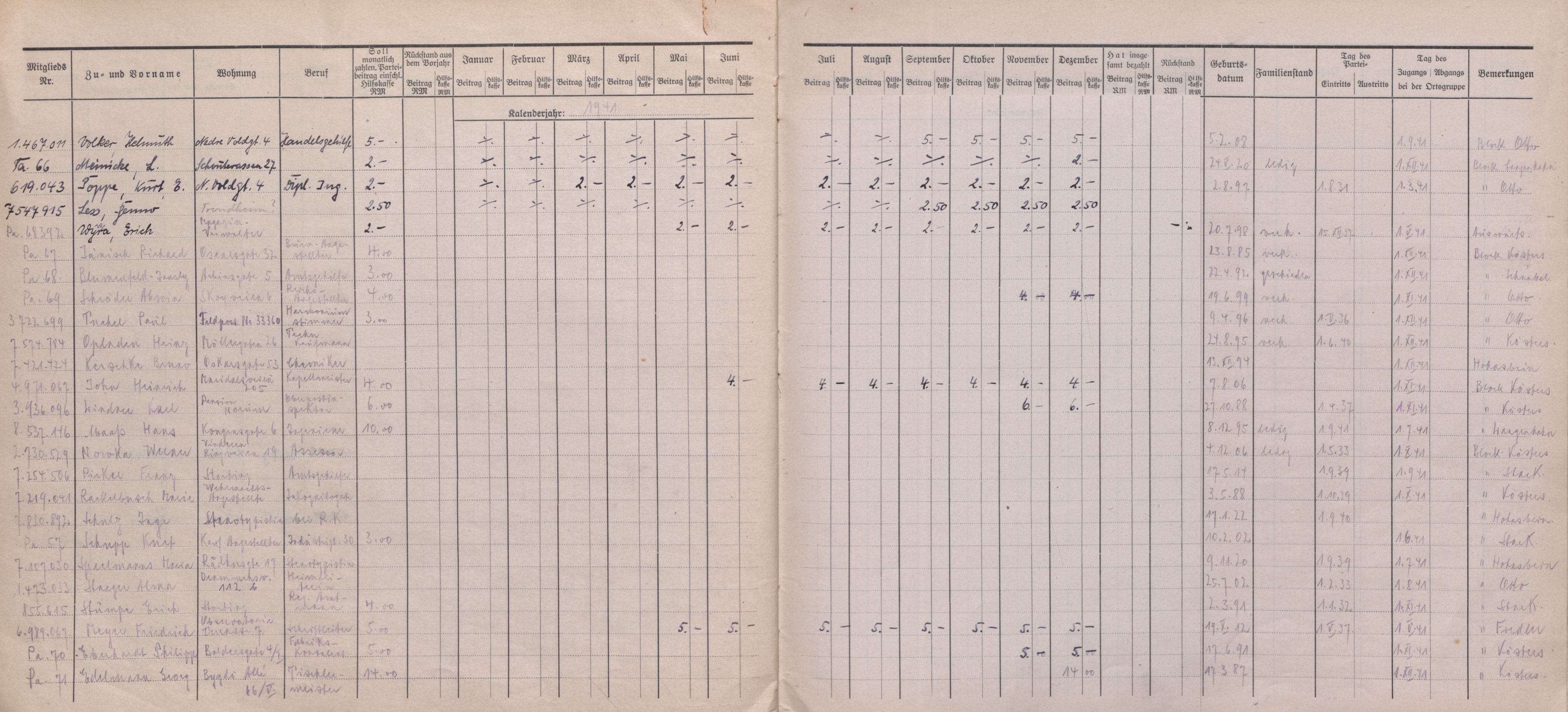 Forsvarets Overkommando. 2 kontor. Arkiv 11.4. Spredte tyske arkivsaker, AV/RA-RAFA-7031/D/Dar/Darb/L0016: Reichskommissariat - NSDAP in Norwegen, 1941-1944, p. 31