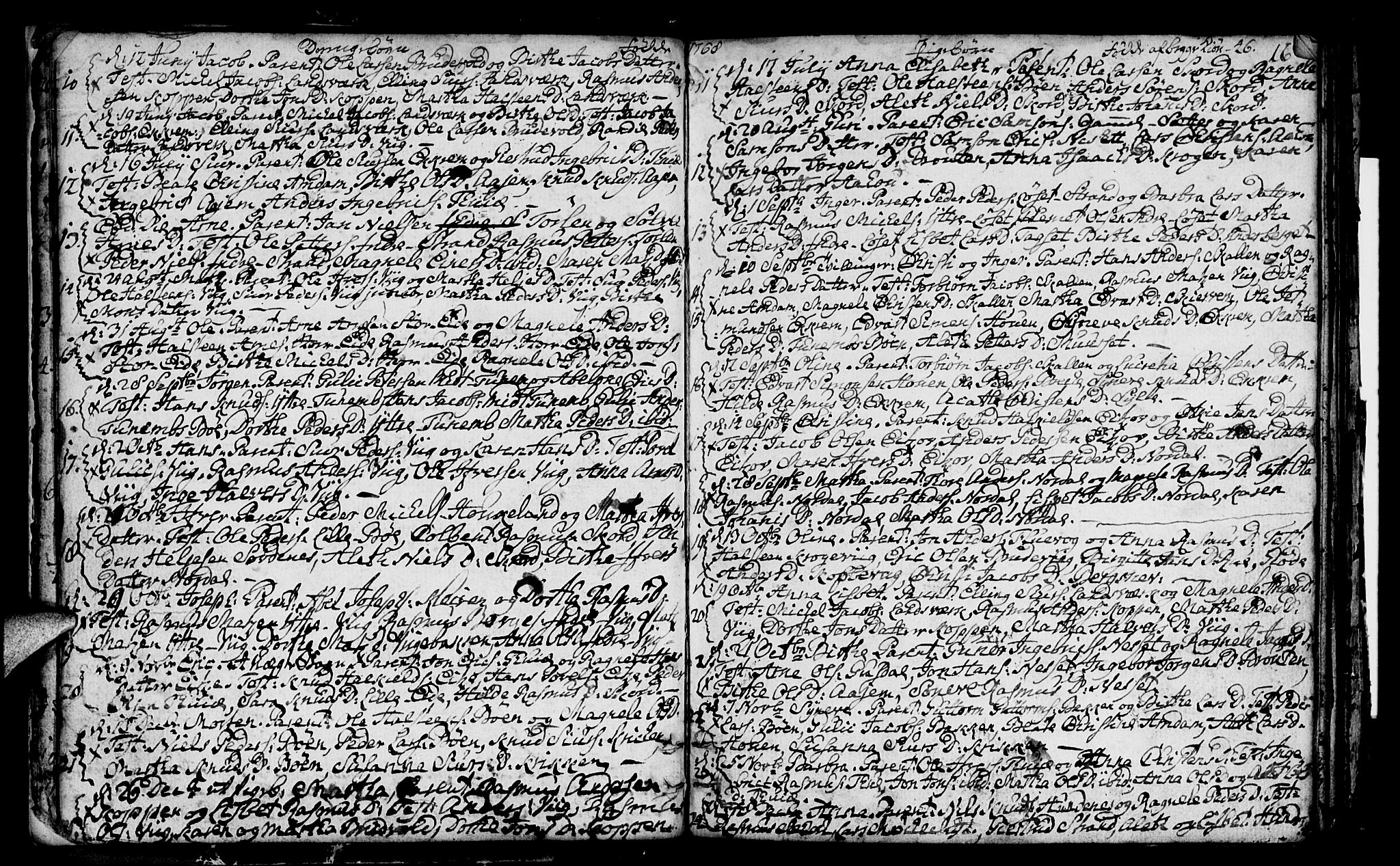 Ministerialprotokoller, klokkerbøker og fødselsregistre - Møre og Romsdal, AV/SAT-A-1454/501/L0002: Parish register (official) no. 501A02, 1760-1816, p. 16