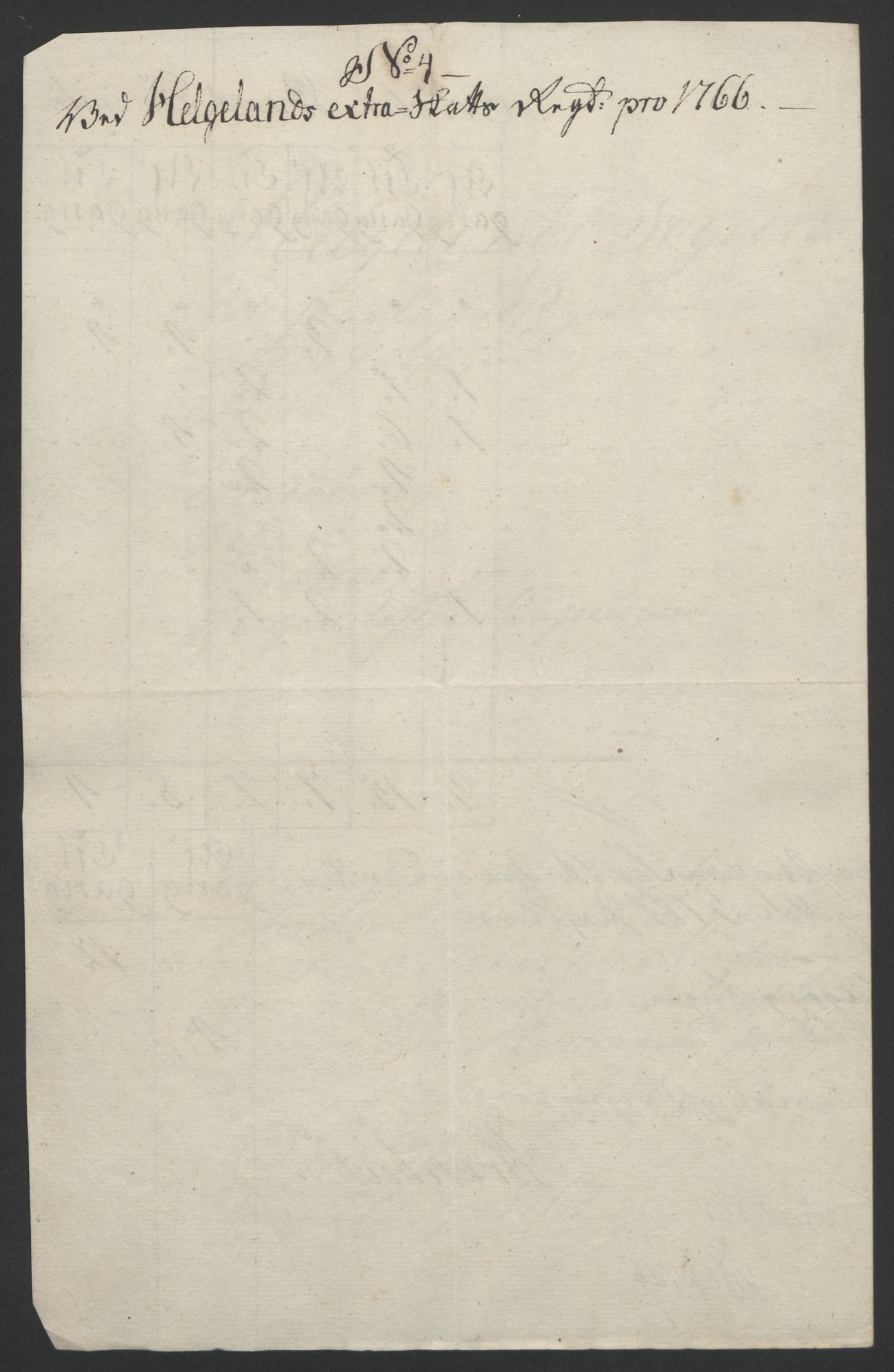 Rentekammeret inntil 1814, Reviderte regnskaper, Fogderegnskap, RA/EA-4092/R65/L4573: Ekstraskatten Helgeland, 1762-1772, p. 141