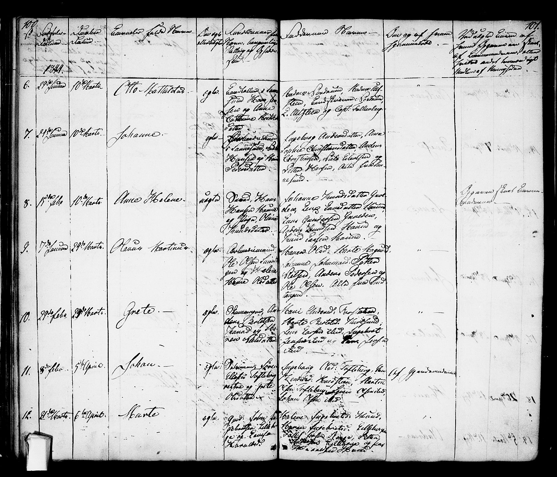 Borge prestekontor Kirkebøker, AV/SAO-A-10903/F/Fa/L0004: Parish register (official) no. I 4, 1836-1848, p. 100-101