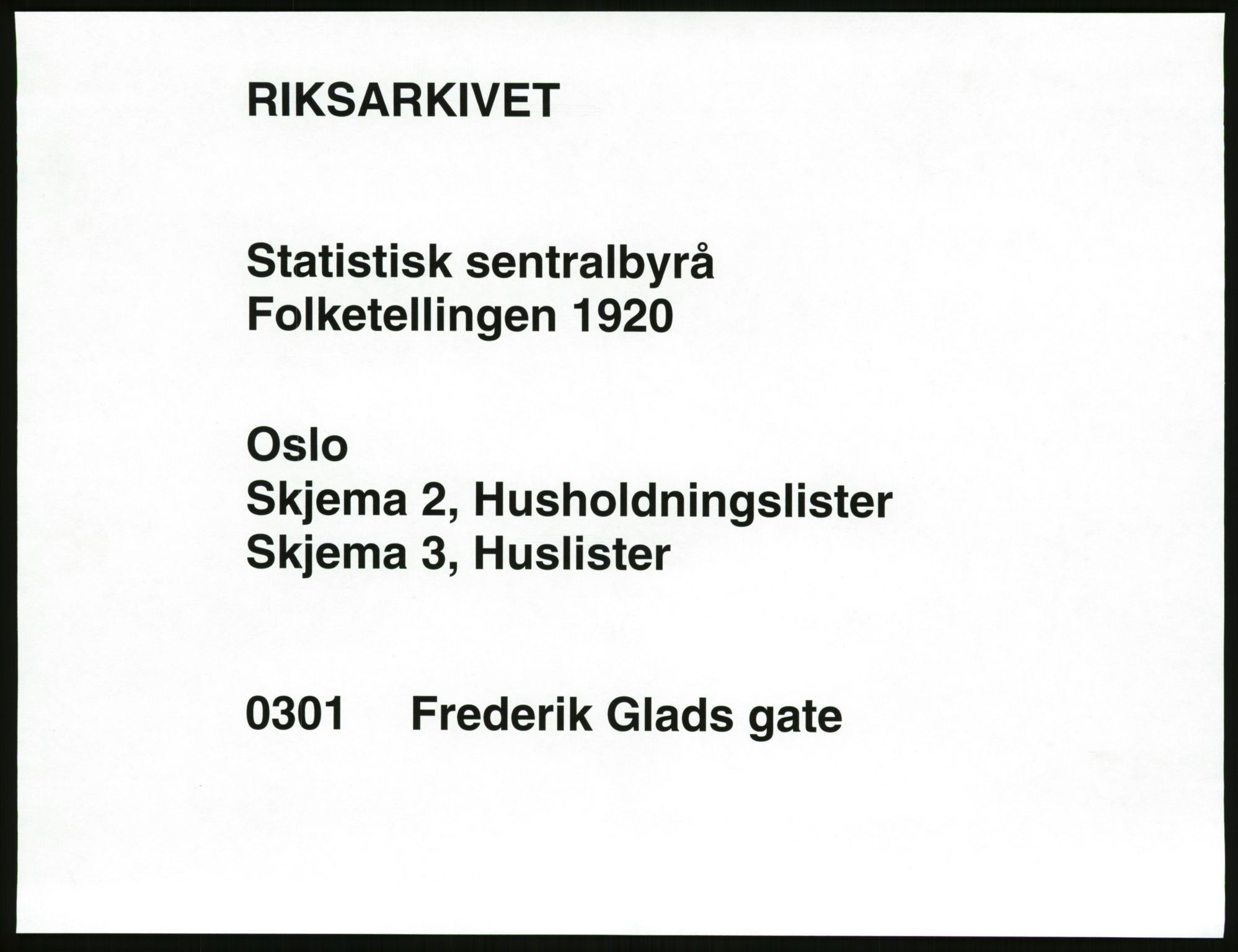 SAO, 1920 census for Kristiania, 1920, p. 26006