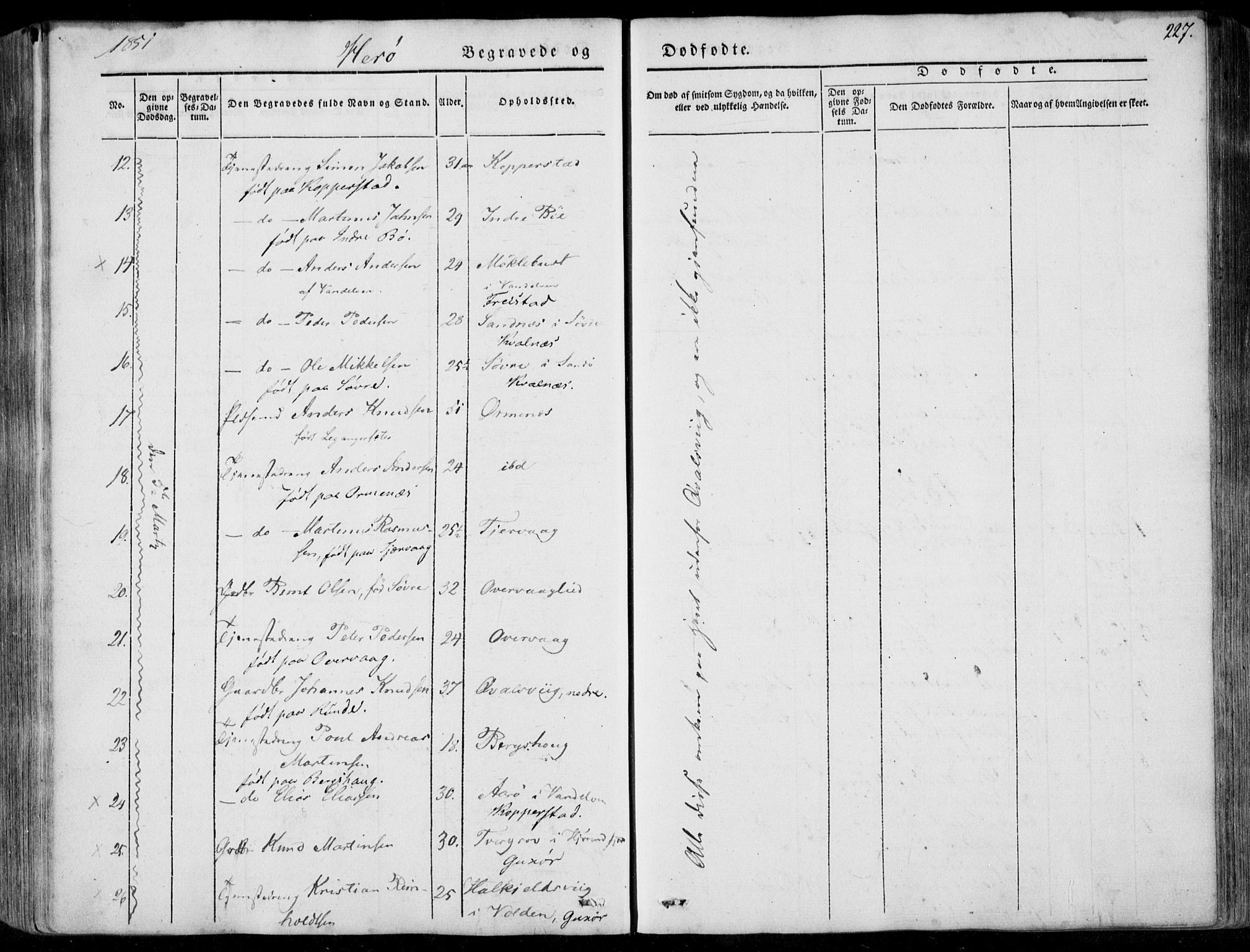 Ministerialprotokoller, klokkerbøker og fødselsregistre - Møre og Romsdal, AV/SAT-A-1454/507/L0070: Parish register (official) no. 507A05, 1842-1873, p. 227