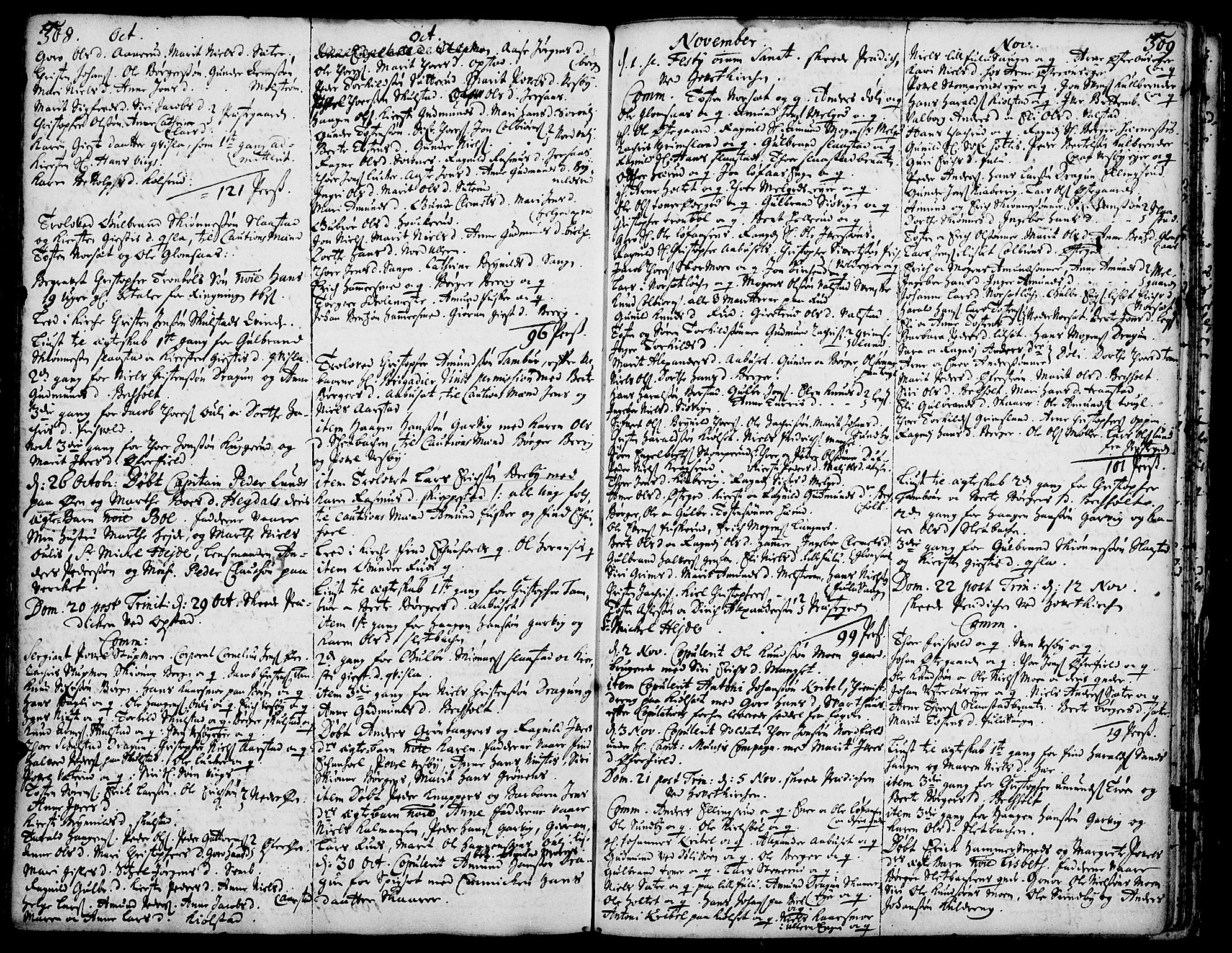 Strøm-Odalen prestekontor, AV/SAH-PREST-028/H/Ha/Haa/L0001: Parish register (official) no. 1, 1689-1715, p. 508-509