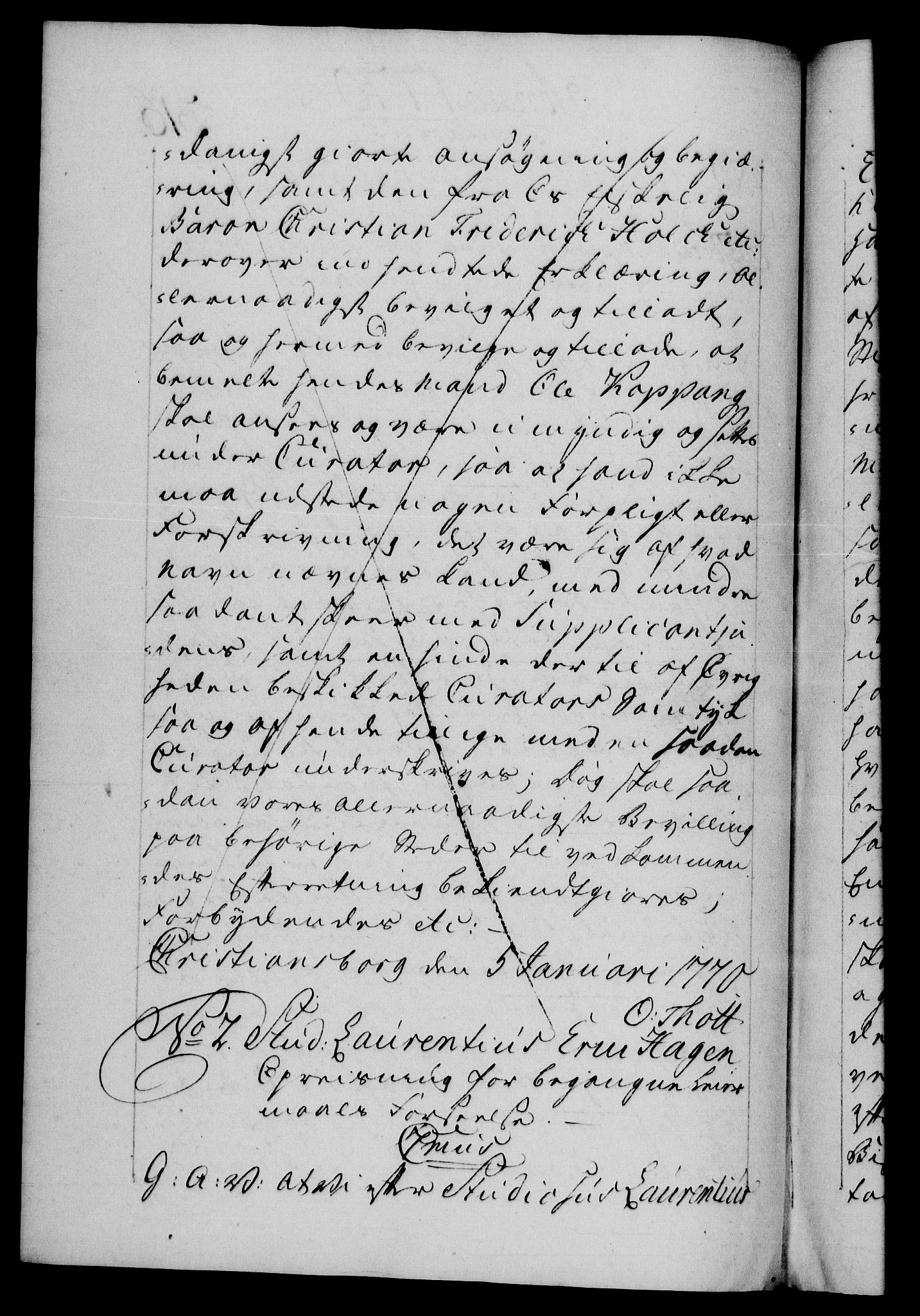 Danske Kanselli 1572-1799, AV/RA-EA-3023/F/Fc/Fca/Fcaa/L0044: Norske registre, 1769-1771, p. 316b