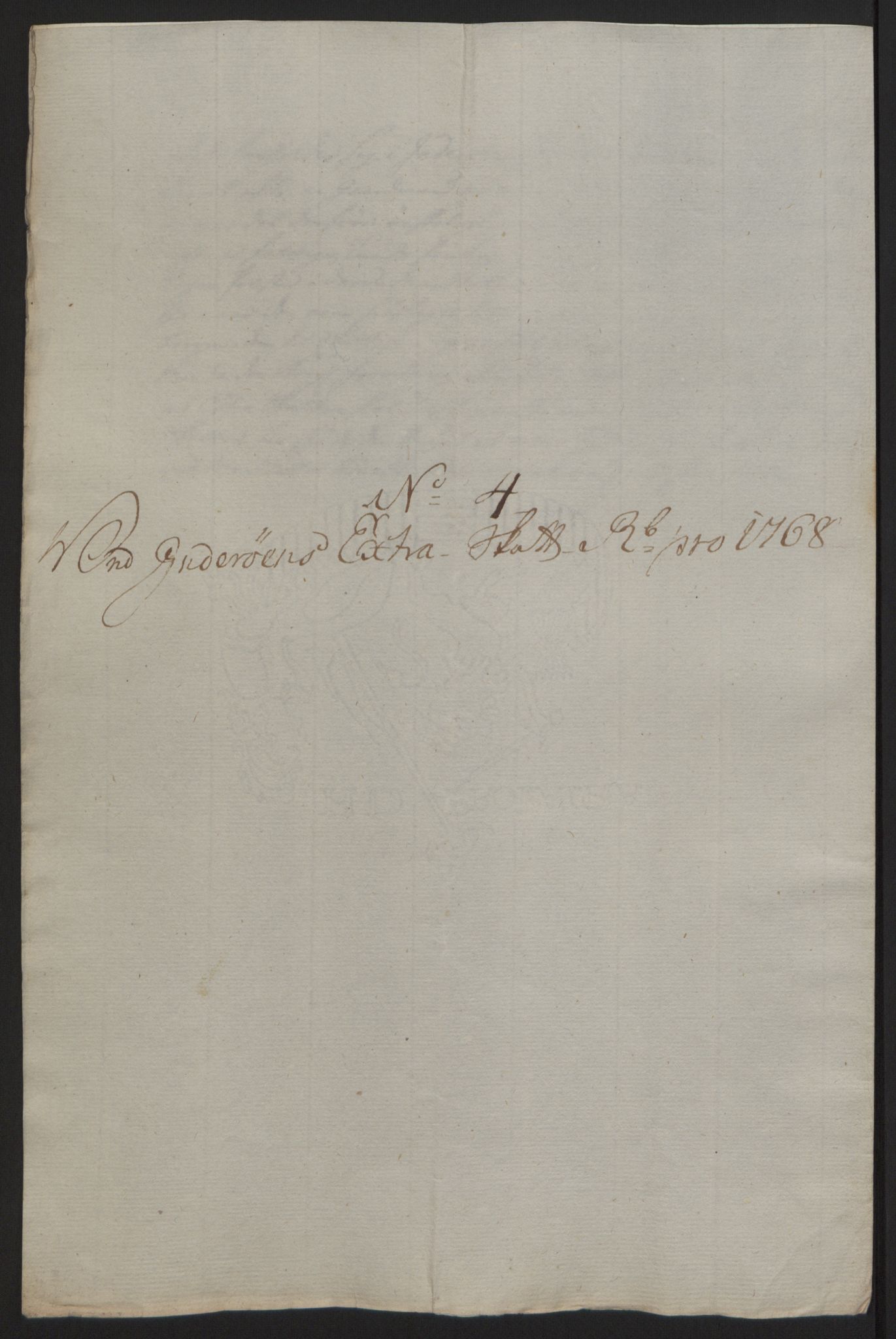 Rentekammeret inntil 1814, Reviderte regnskaper, Fogderegnskap, RA/EA-4092/R63/L4420: Ekstraskatten Inderøy, 1762-1772, p. 260