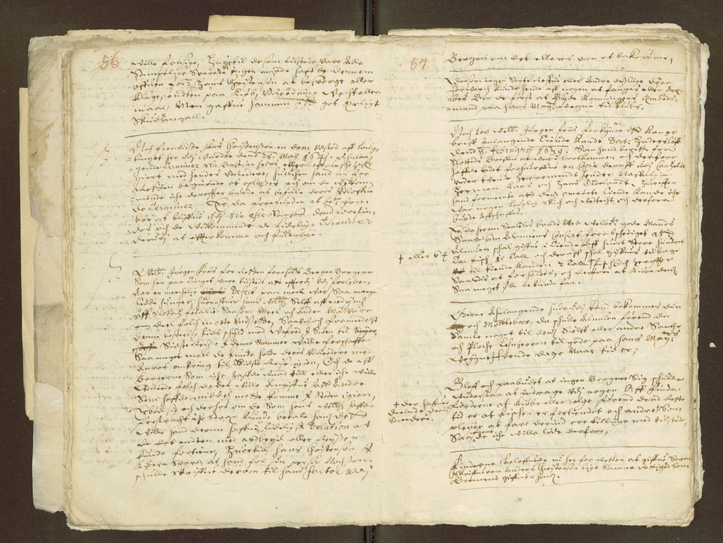 Nordland og Finnmarks lagstol, AV/SAT-A-5608/X/L0001: Lagtingsprotokoll , 1647-1668, p. 56-57