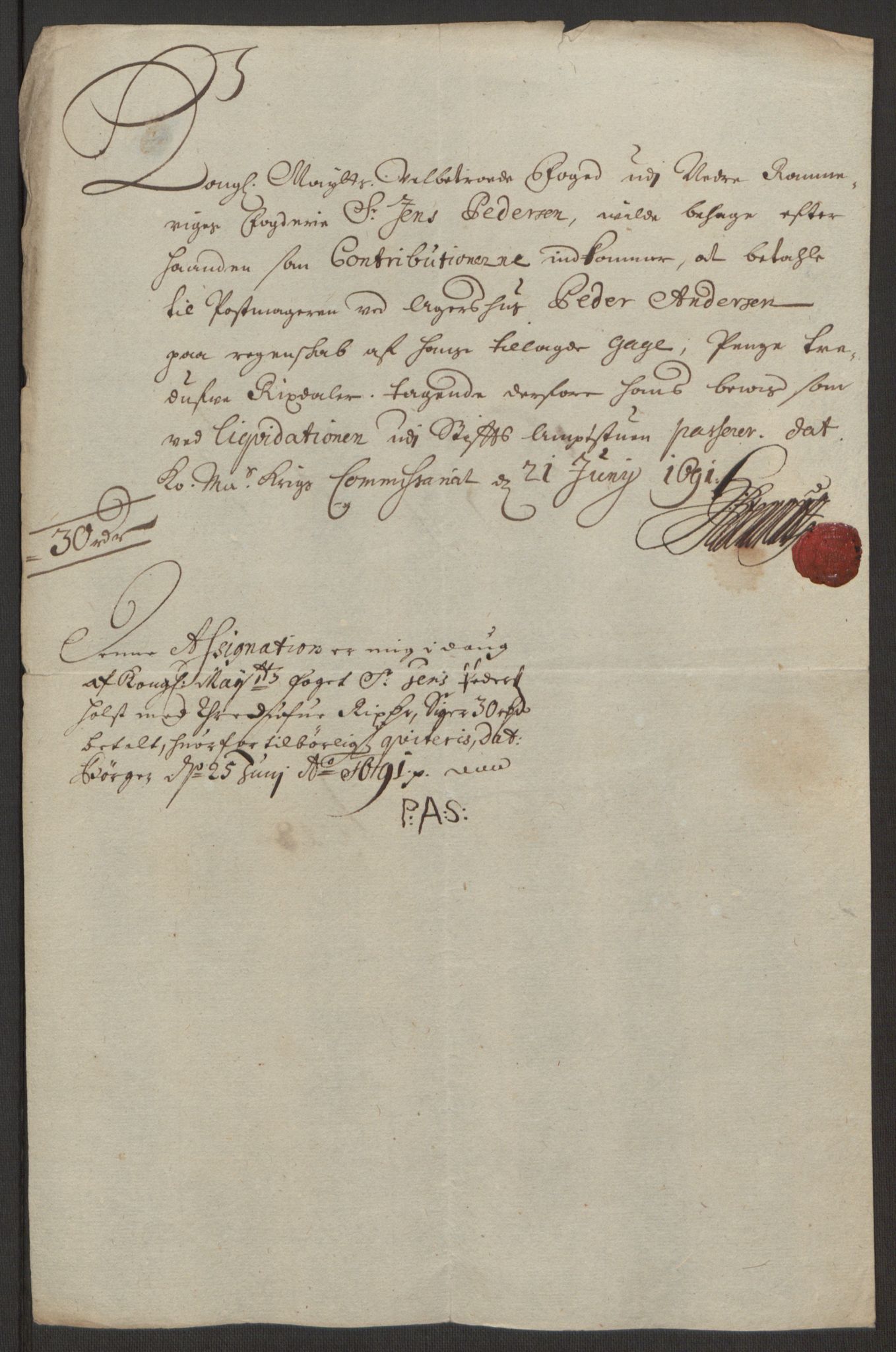 Rentekammeret inntil 1814, Reviderte regnskaper, Fogderegnskap, AV/RA-EA-4092/R11/L0575: Fogderegnskap Nedre Romerike, 1691, p. 212