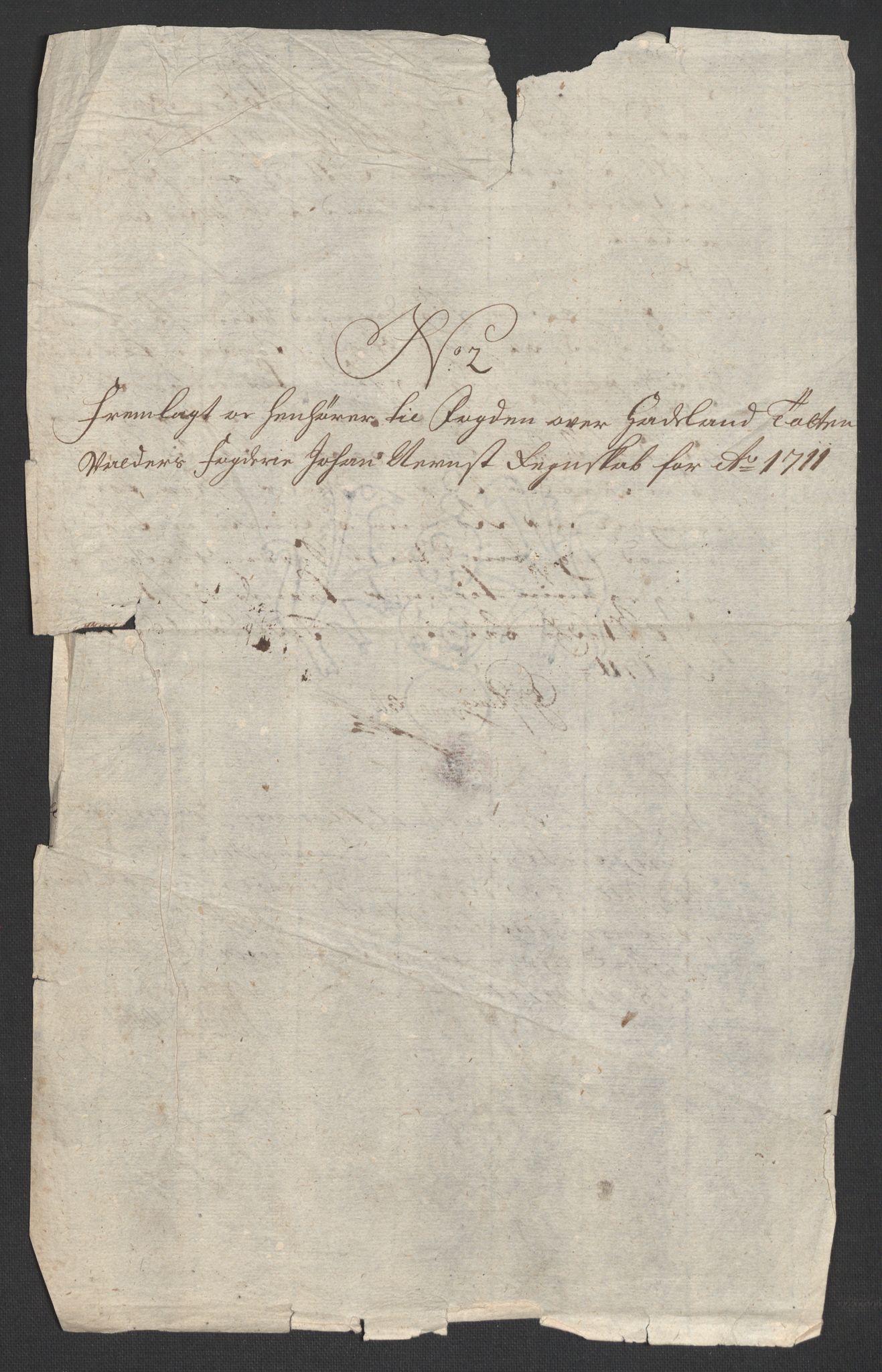 Rentekammeret inntil 1814, Reviderte regnskaper, Fogderegnskap, RA/EA-4092/R18/L1308: Fogderegnskap Hadeland, Toten og Valdres, 1711, p. 24