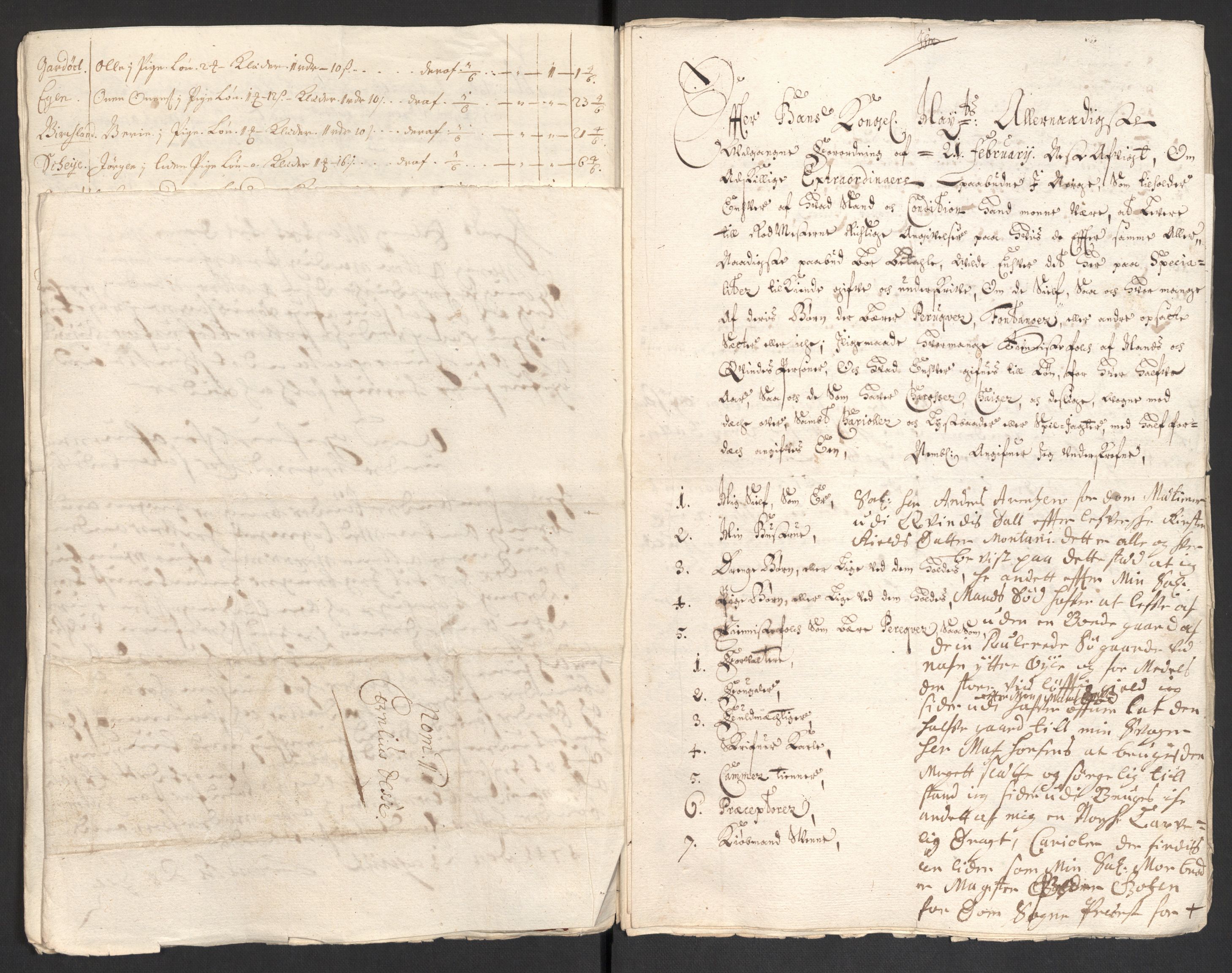 Rentekammeret inntil 1814, Reviderte regnskaper, Fogderegnskap, AV/RA-EA-4092/R43/L2554: Fogderegnskap Lista og Mandal, 1711, p. 277