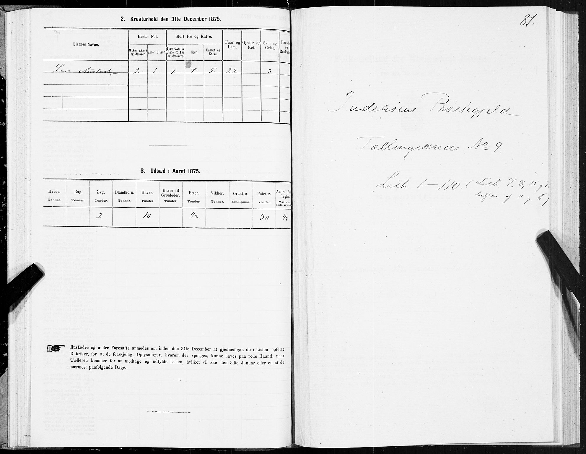 SAT, 1875 census for 1729P Inderøy, 1875, p. 5081