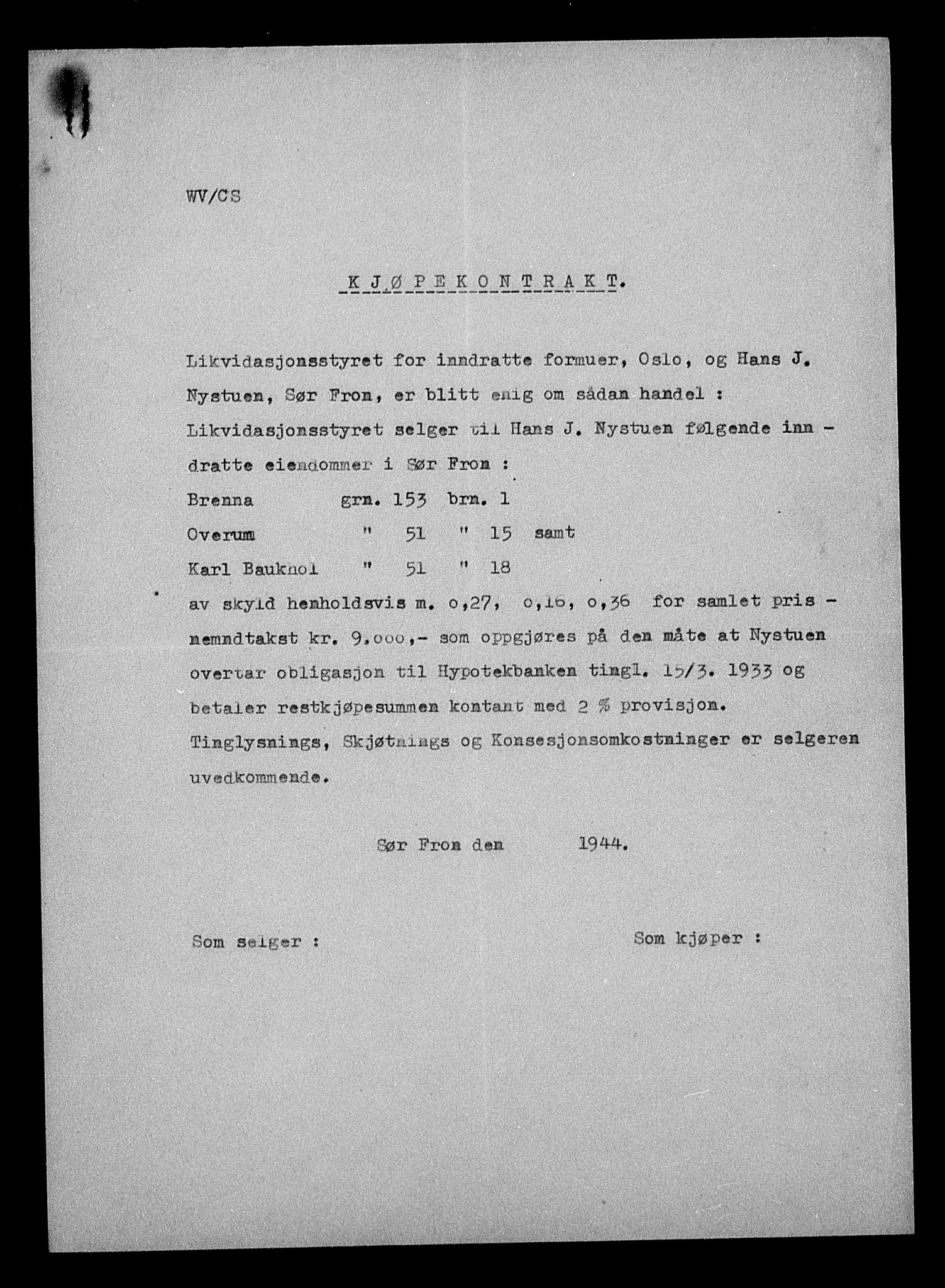 Justisdepartementet, Tilbakeføringskontoret for inndratte formuer, AV/RA-S-1564/H/Hc/Hcc/L0949: --, 1945-1947, p. 576