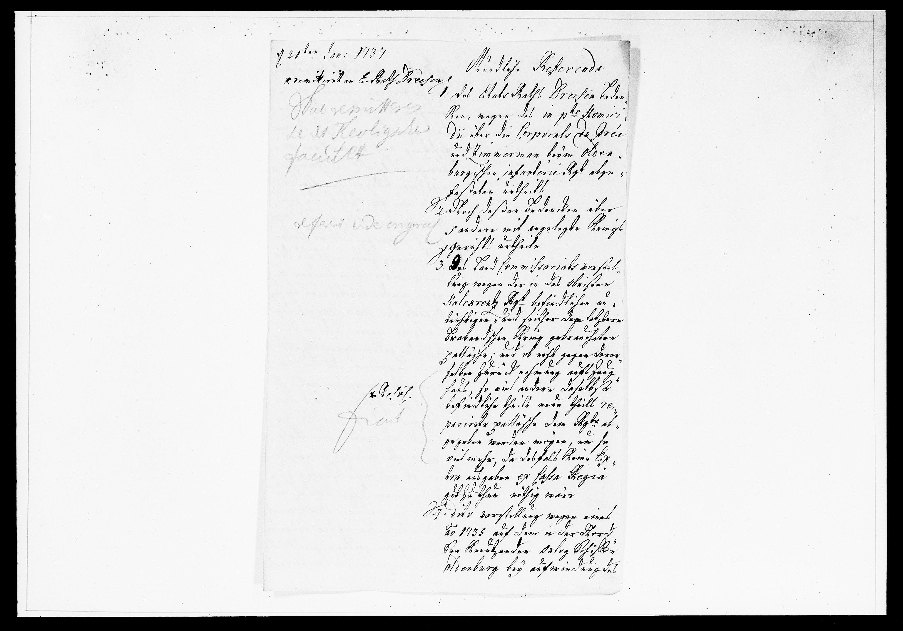 Krigskollegiet, Krigskancelliet, DRA/A-0006/-/1138-1142: Refererede sager, 1737, p. 26