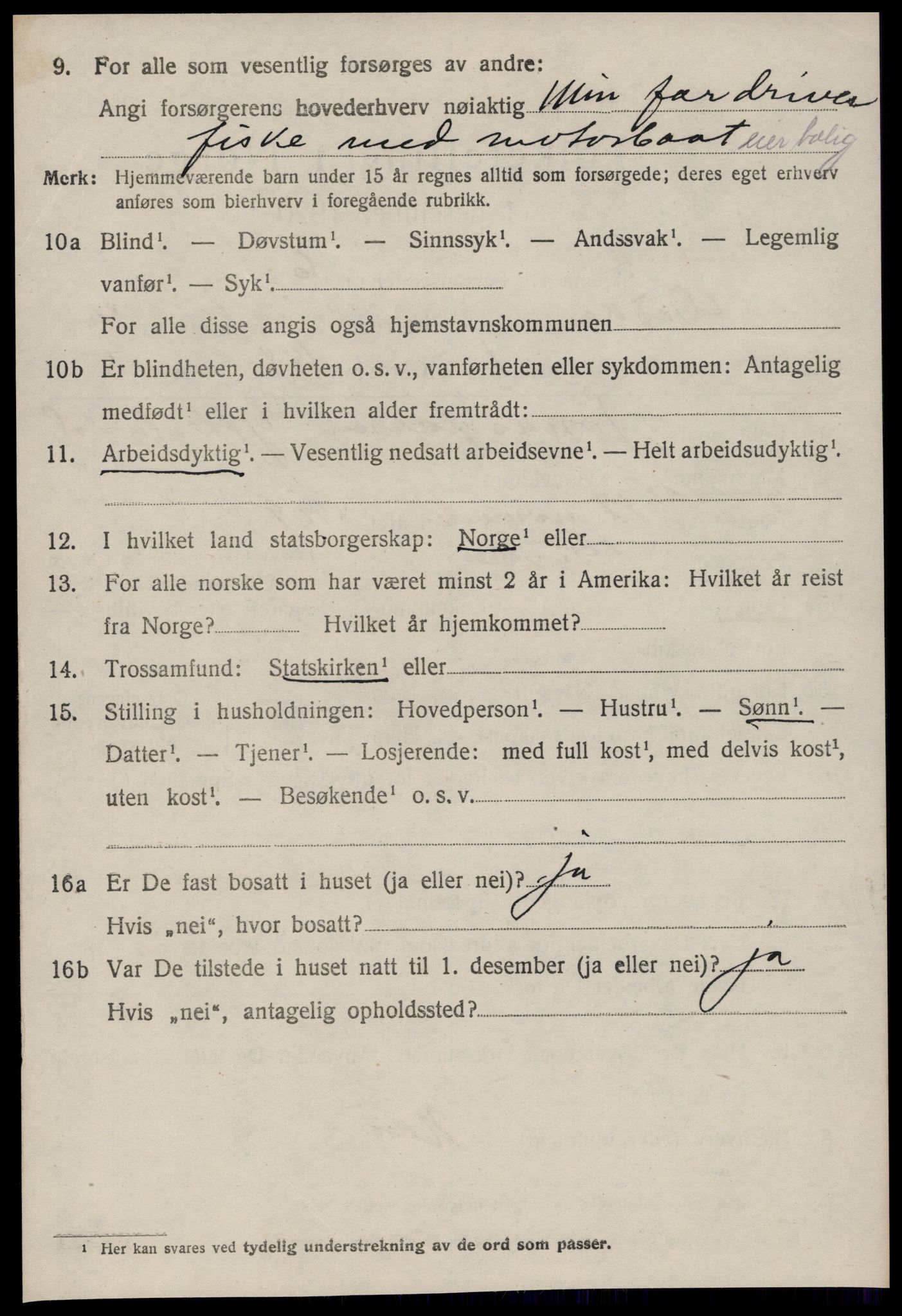 SAT, 1920 census for Giske, 1920, p. 2635