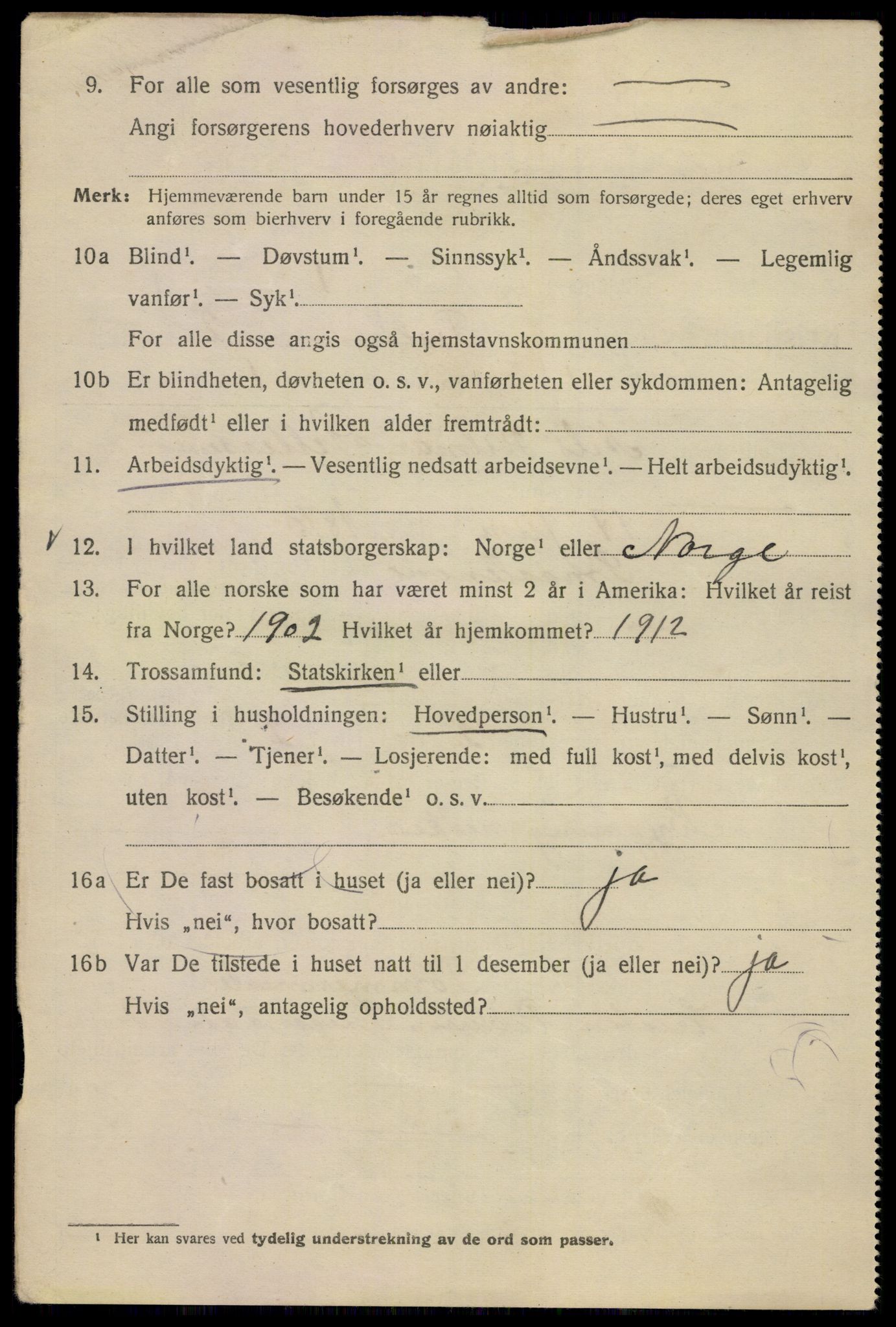 SAO, 1920 census for Kristiania, 1920, p. 229066